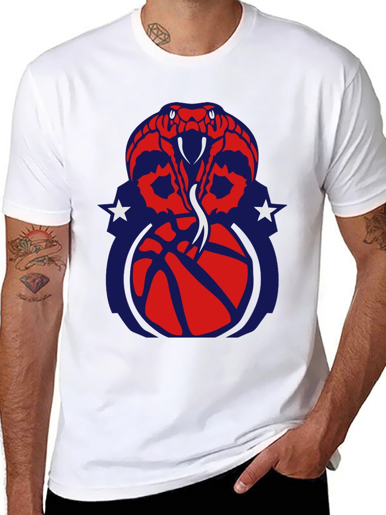 Cobra Basketball Graphic T-Shirt