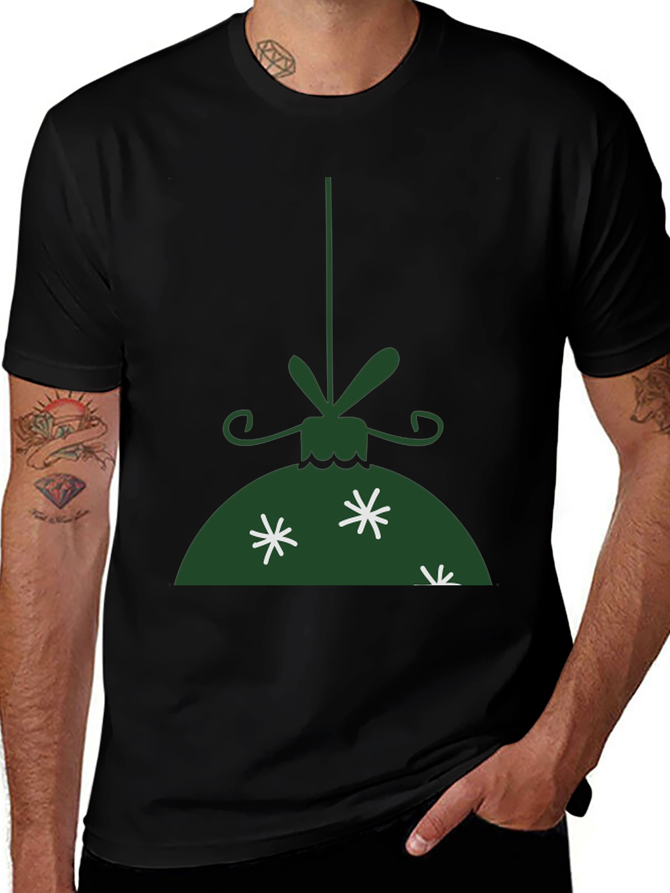 Festive Holiday Ornament T-Shirt - Christmas Cheer