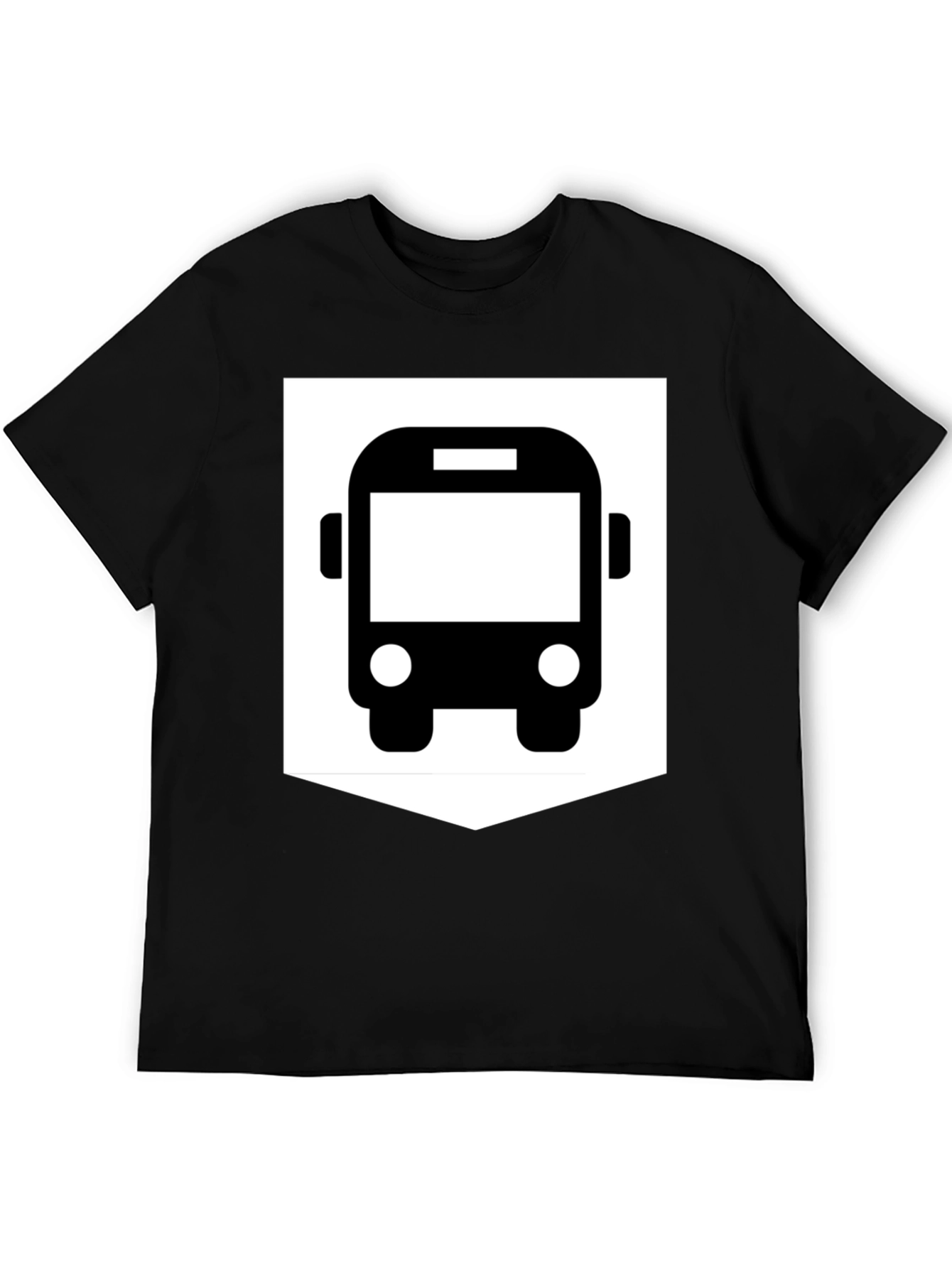 Bus Graphic Tee - Urban Style Black T-Shirt