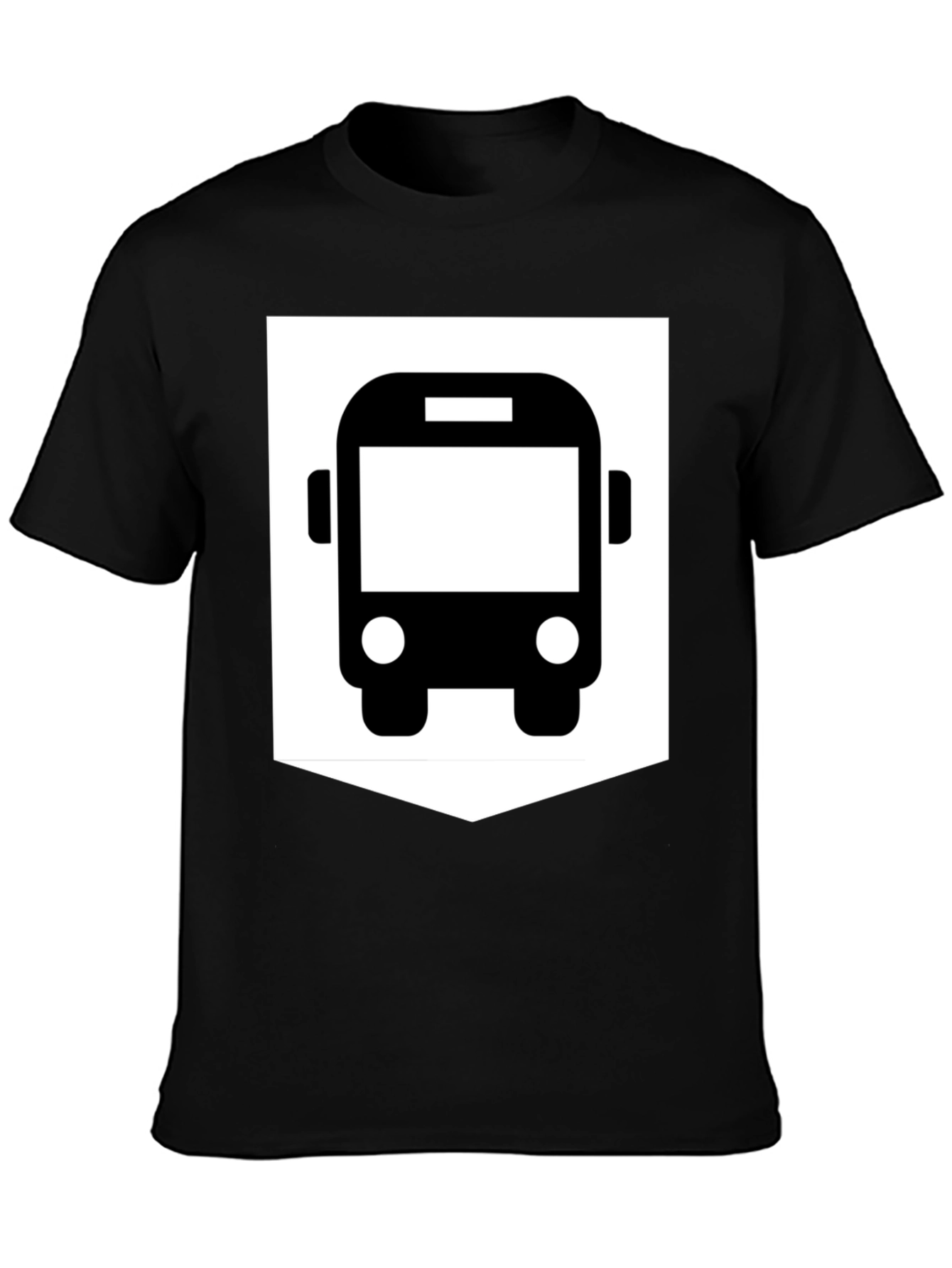 Bus Graphic Tee - Urban Style Black T-Shirt