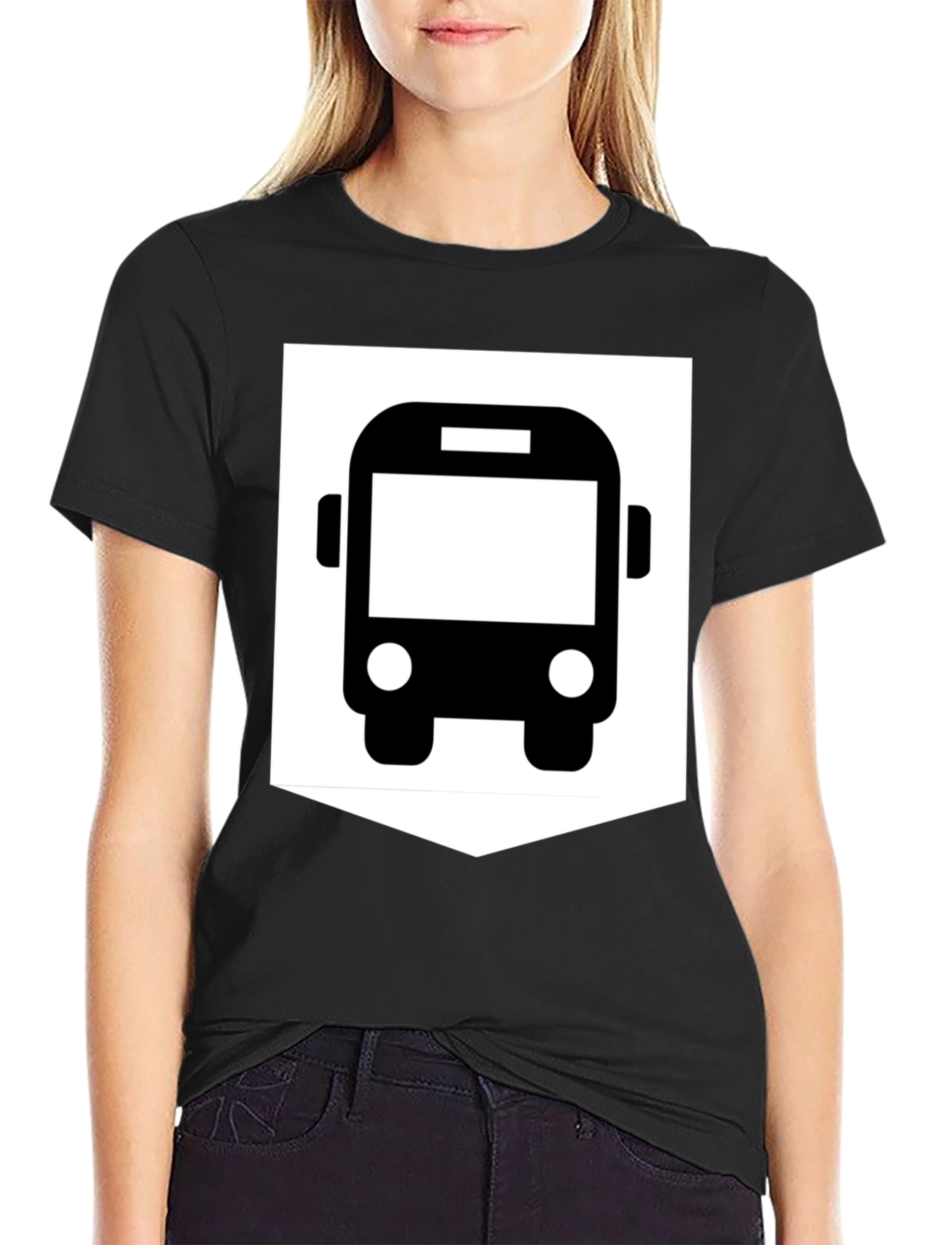Bus Graphic Tee - Urban Style Black T-Shirt
