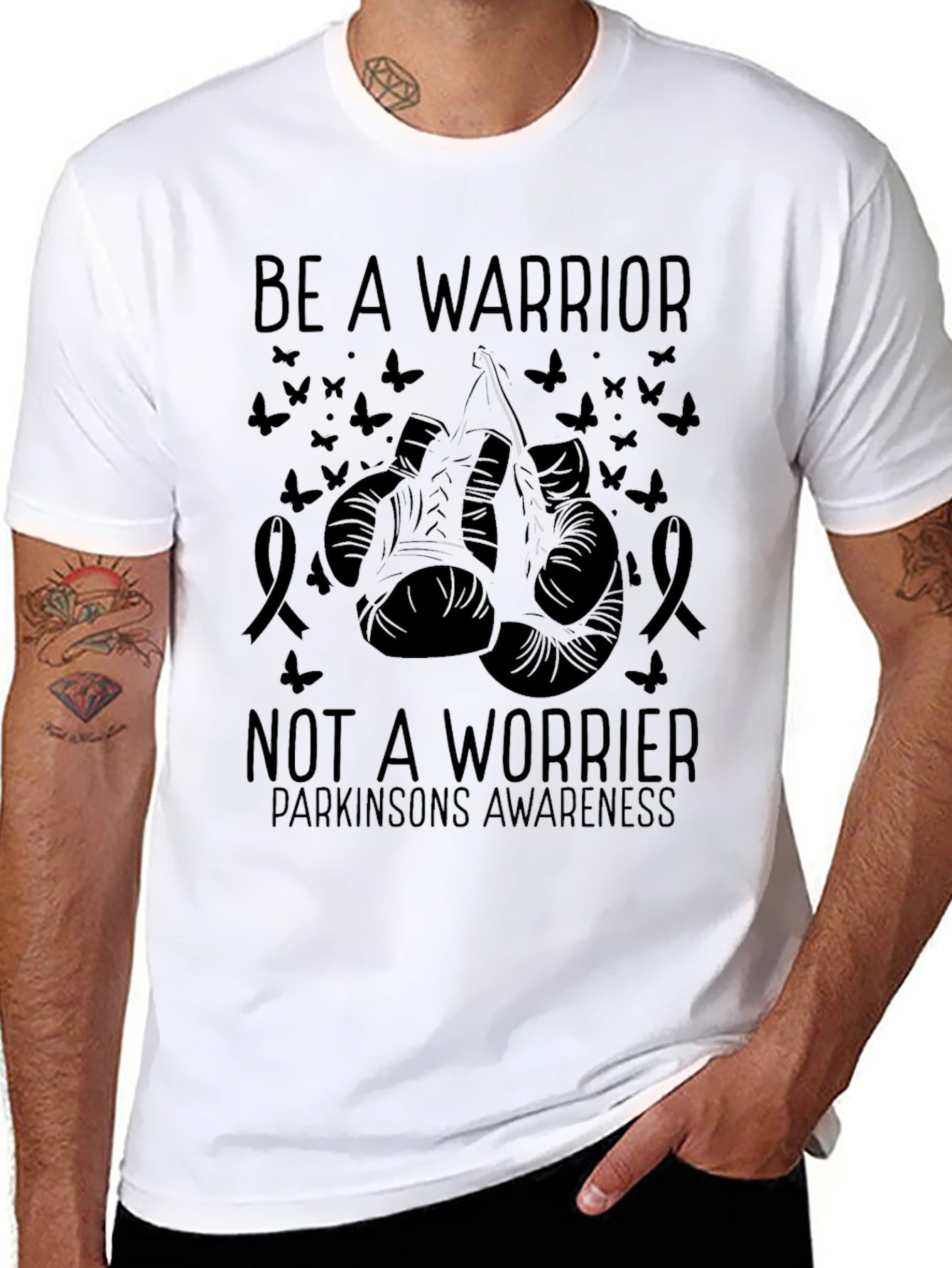 Be a Warrior T-Shirt - Parkinsons Awareness