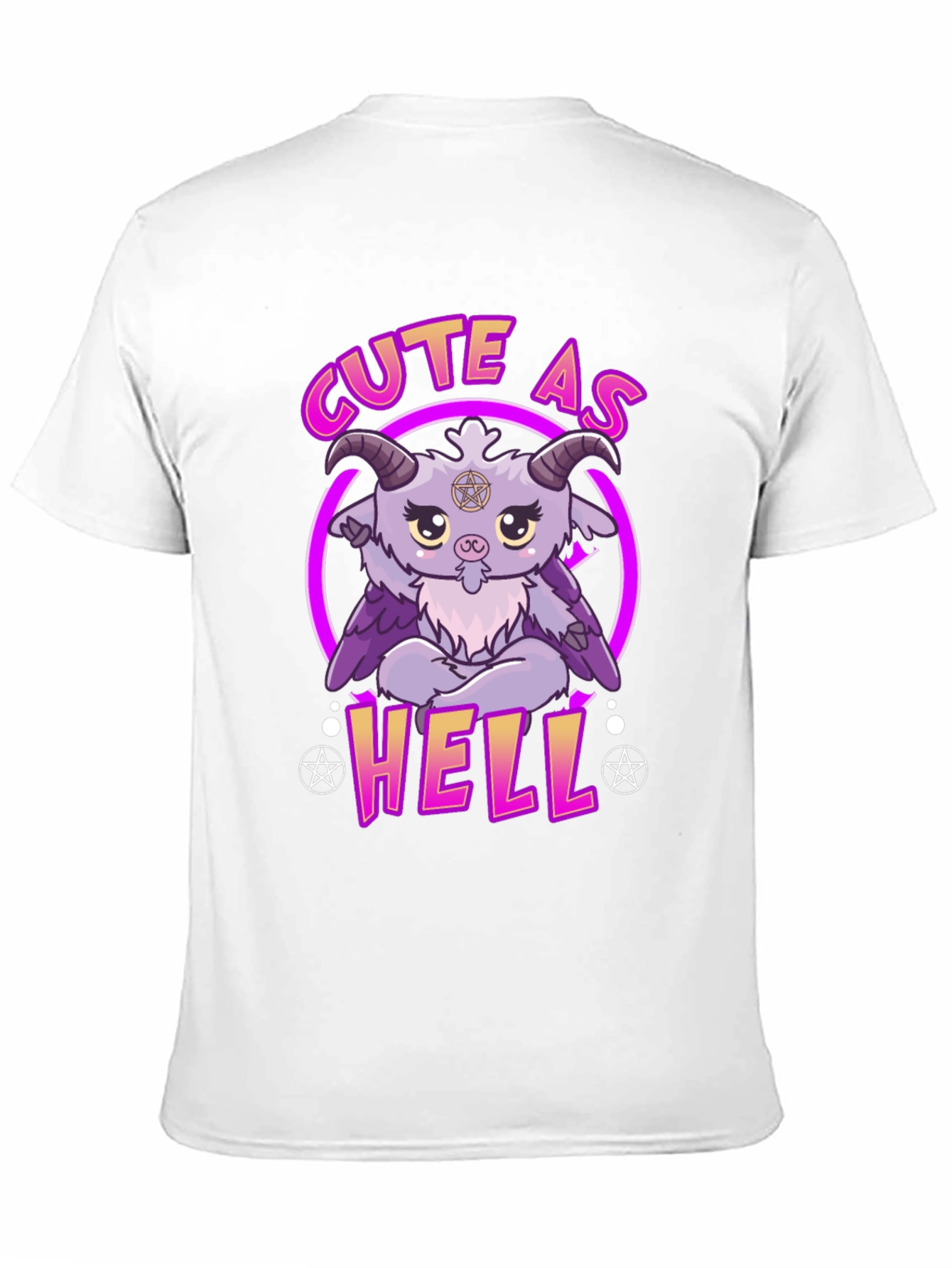 Cute As Hell Baphomet T-Shirt - Unique Graphic Tee