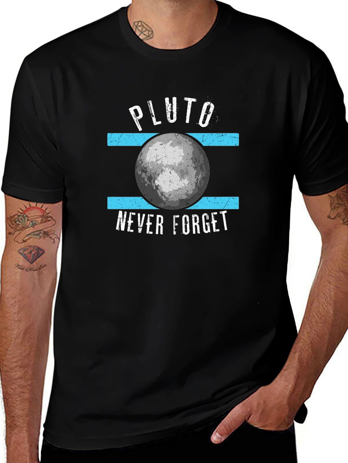 Pluto Never Forget Graphic T-Shirt