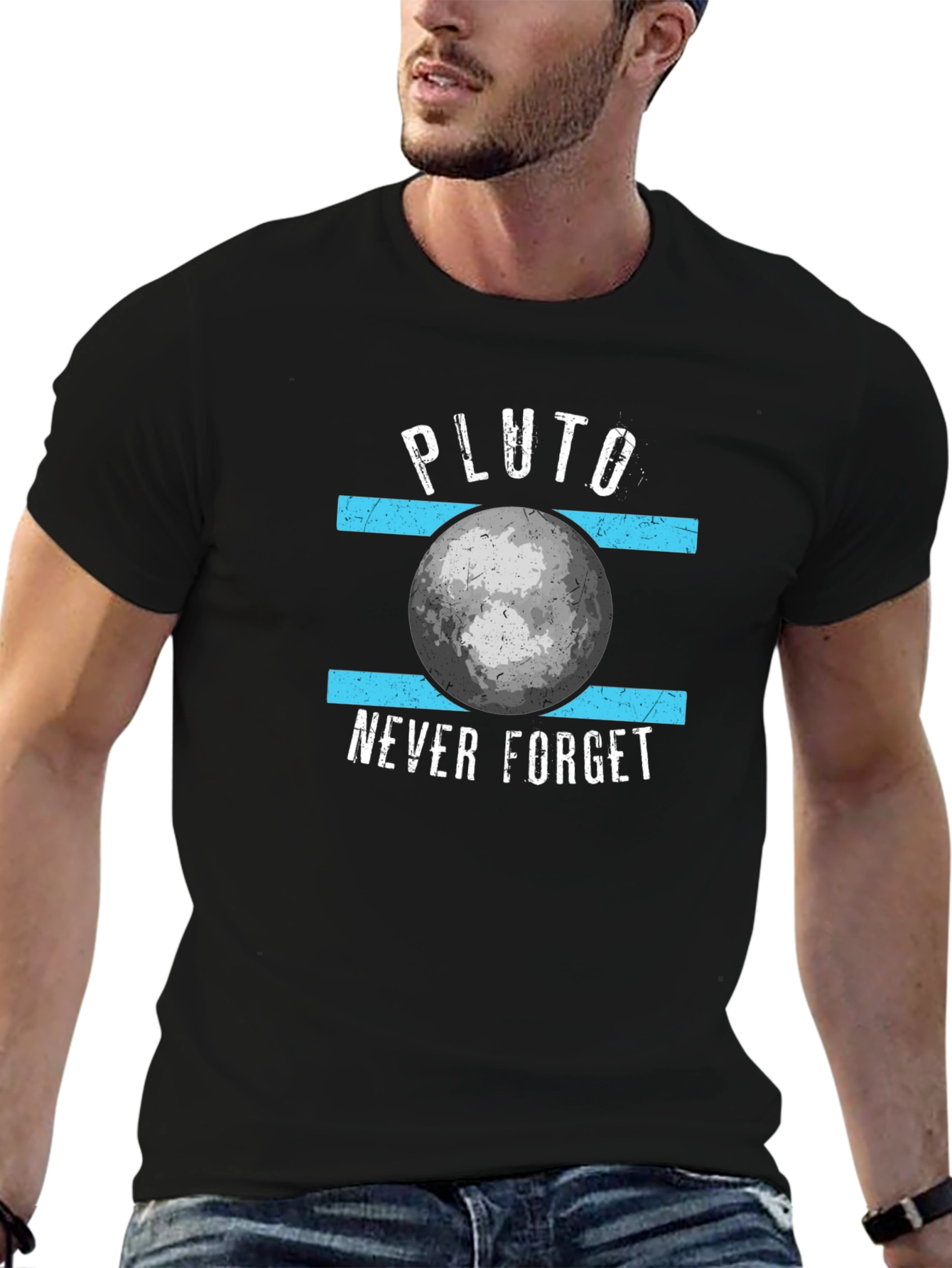 Pluto Never Forget Graphic T-Shirt