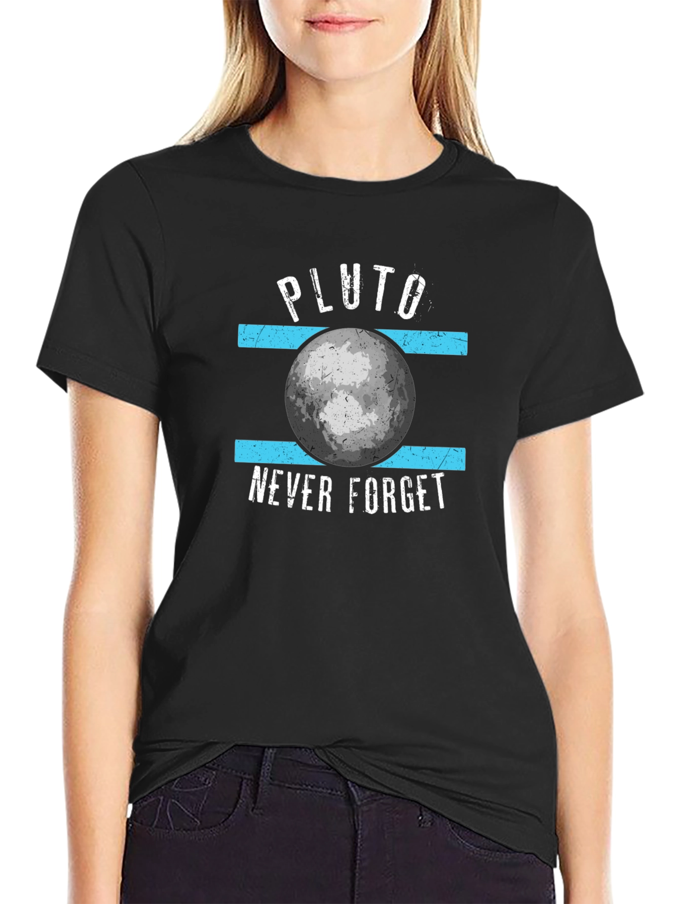 Pluto Never Forget Graphic T-Shirt