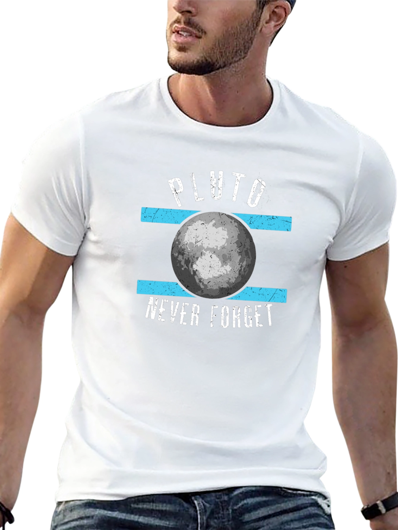 Pluto Never Forget Graphic T-Shirt