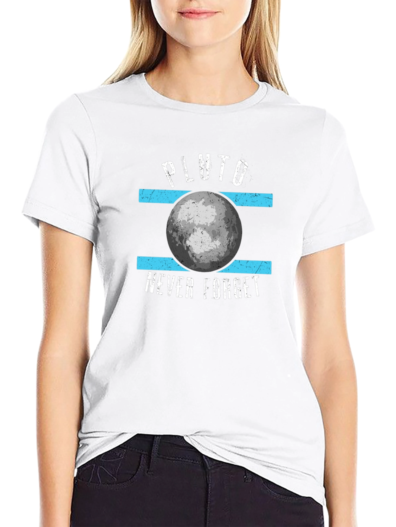 Pluto Never Forget Graphic T-Shirt