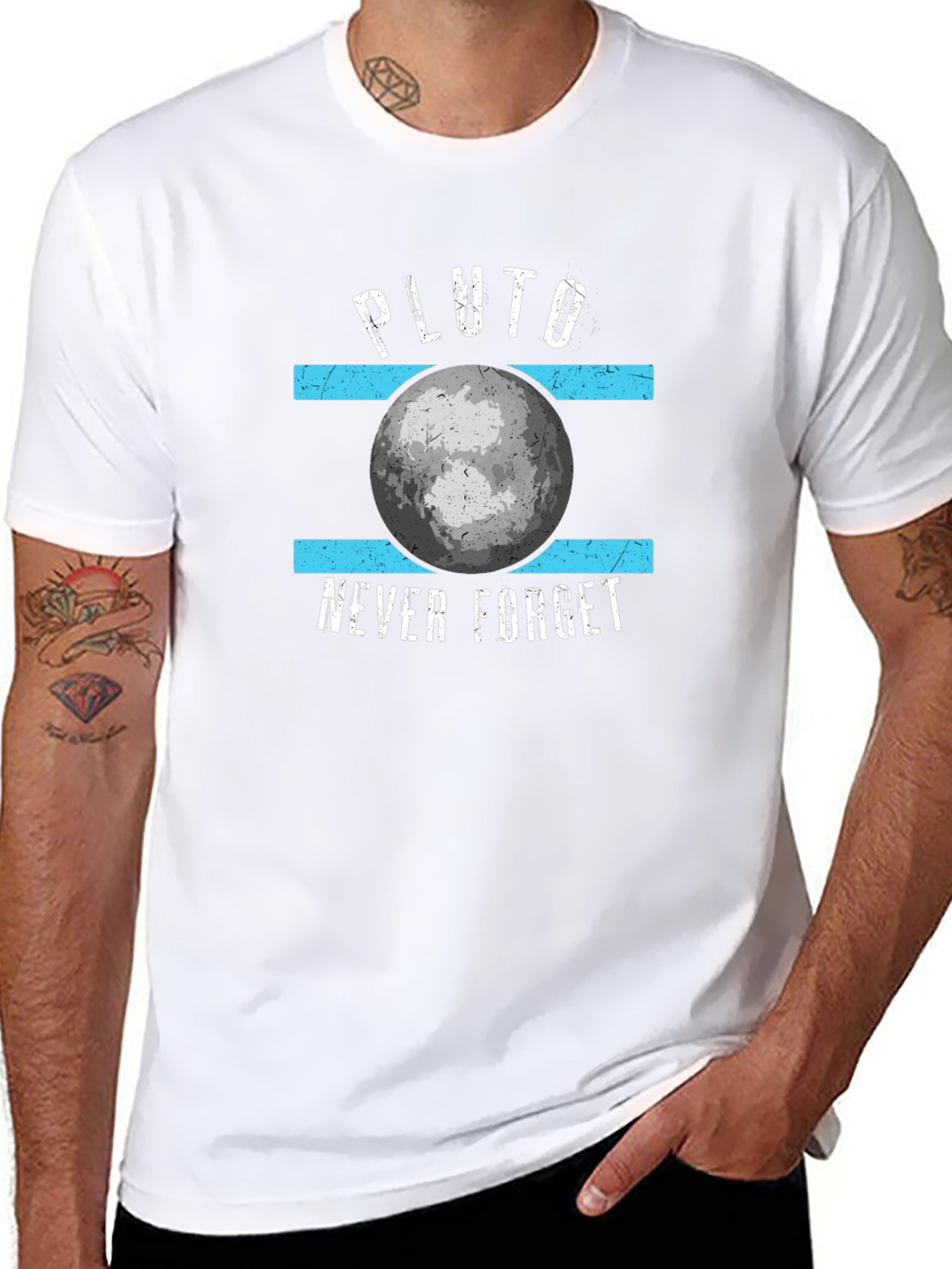 Pluto Never Forget Graphic T-Shirt
