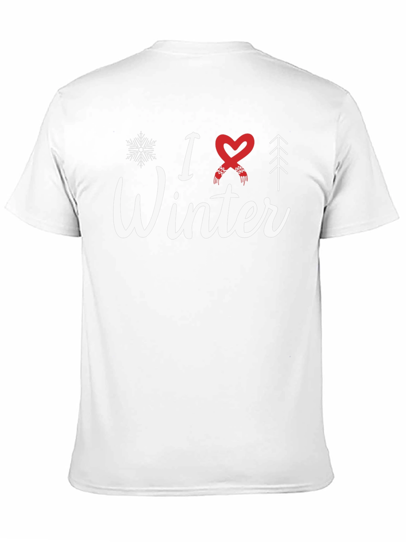 I Love Winter Graphic T-Shirt - Holiday Season Apparel