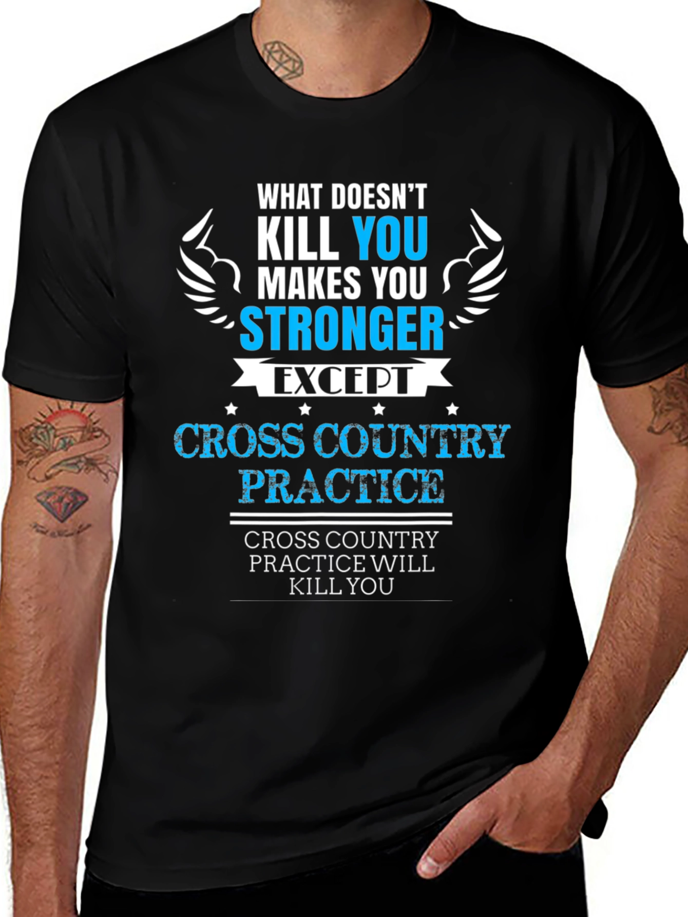 Cross Country Practice T-Shirt - What Doesnt Kill You