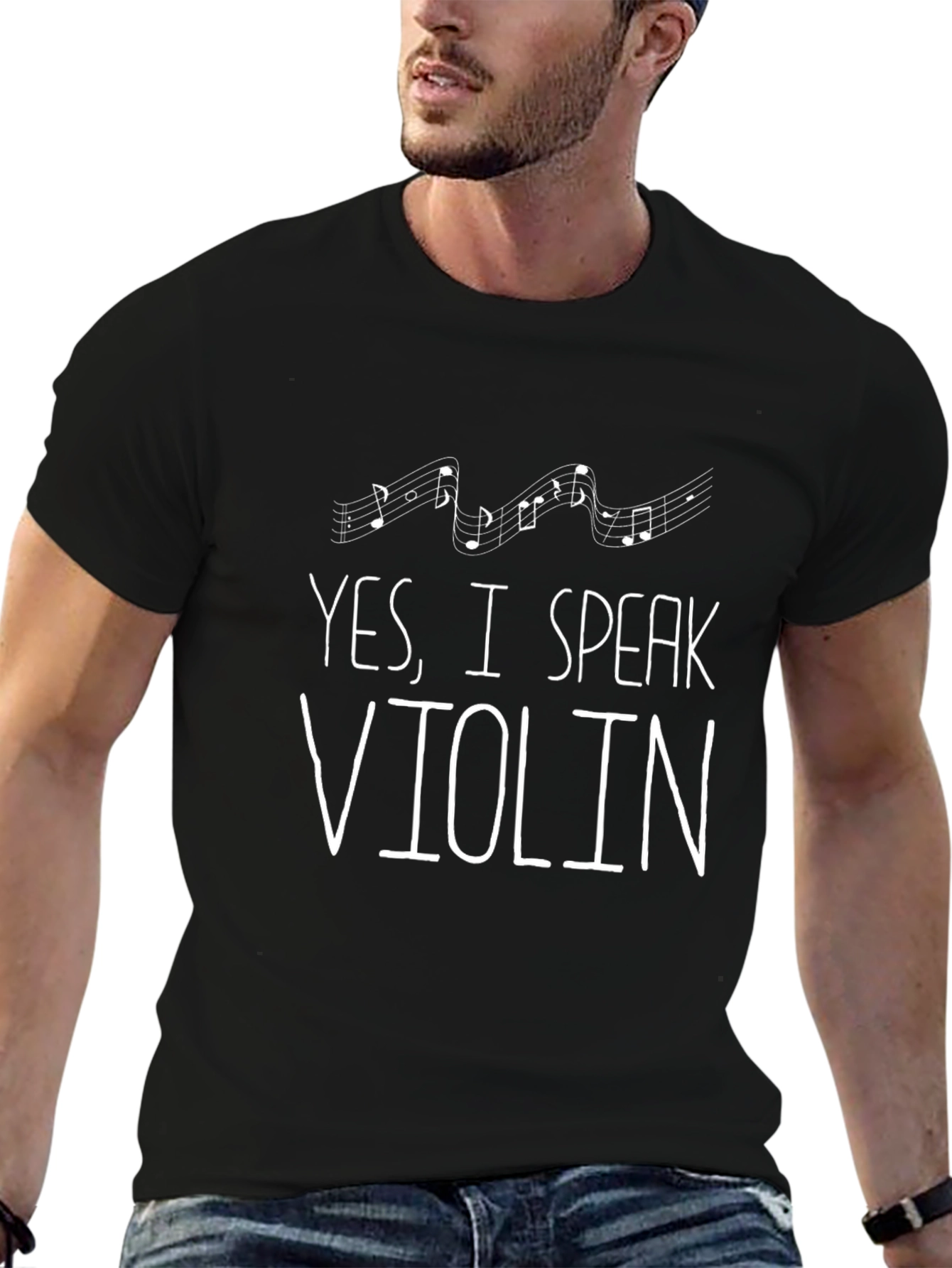 Yes I Speak Violin T-Shirt - Musicians Apparel