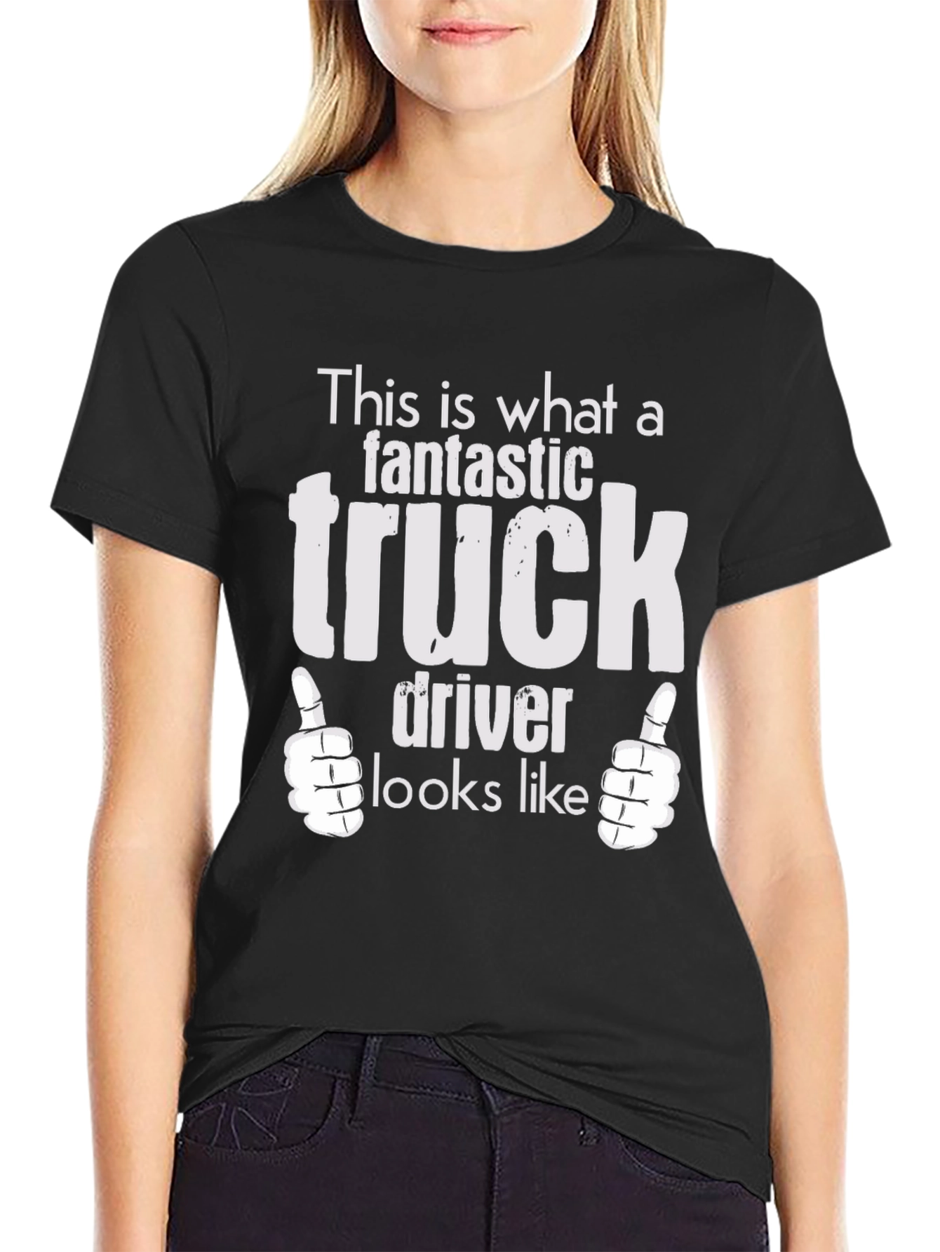 Fantastic Truck Driver T-Shirt - Black