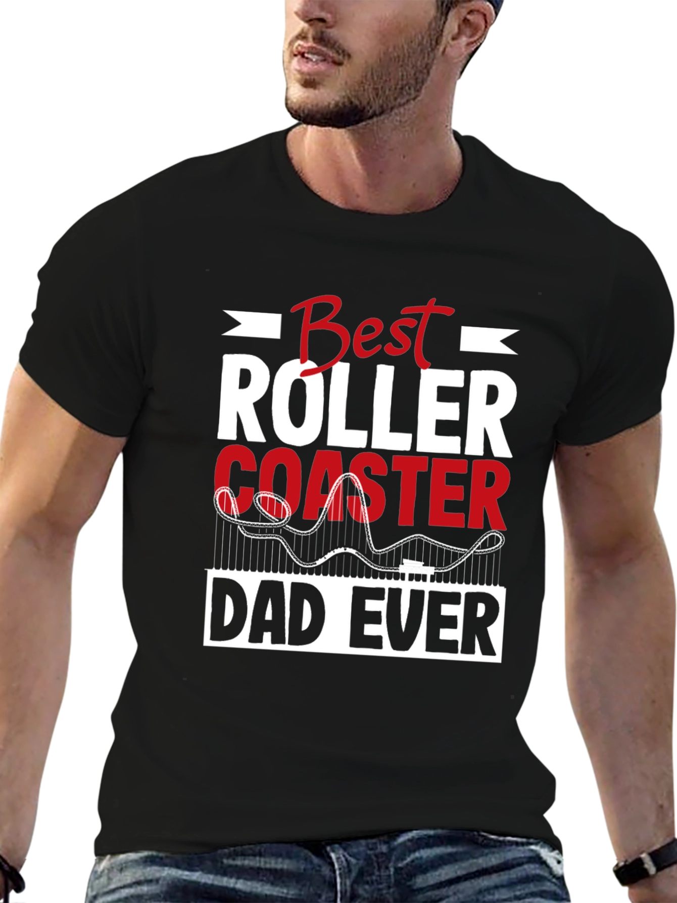 Best Roller Coaster Dad Ever T-Shirt