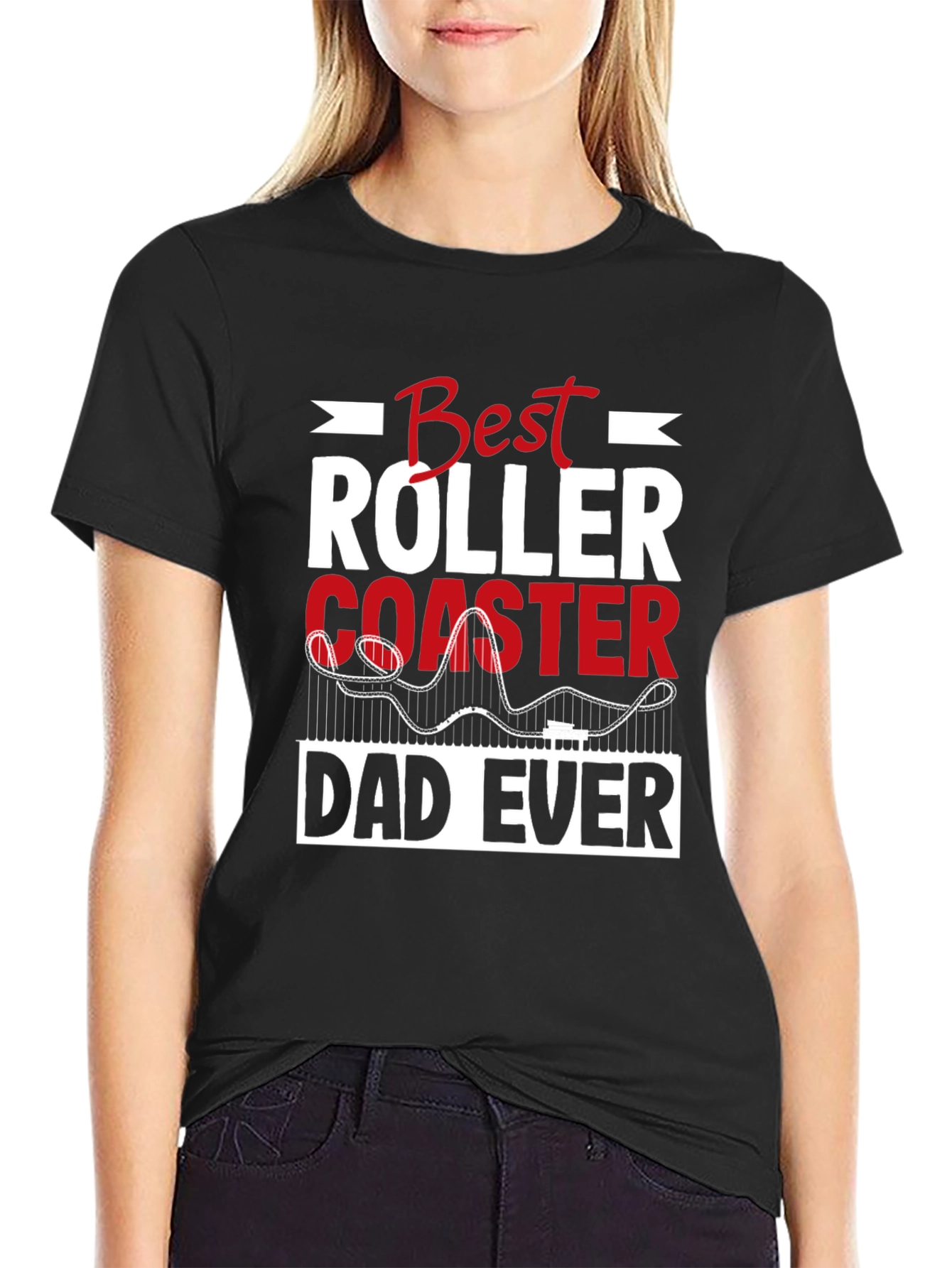 Best Roller Coaster Dad Ever T-Shirt