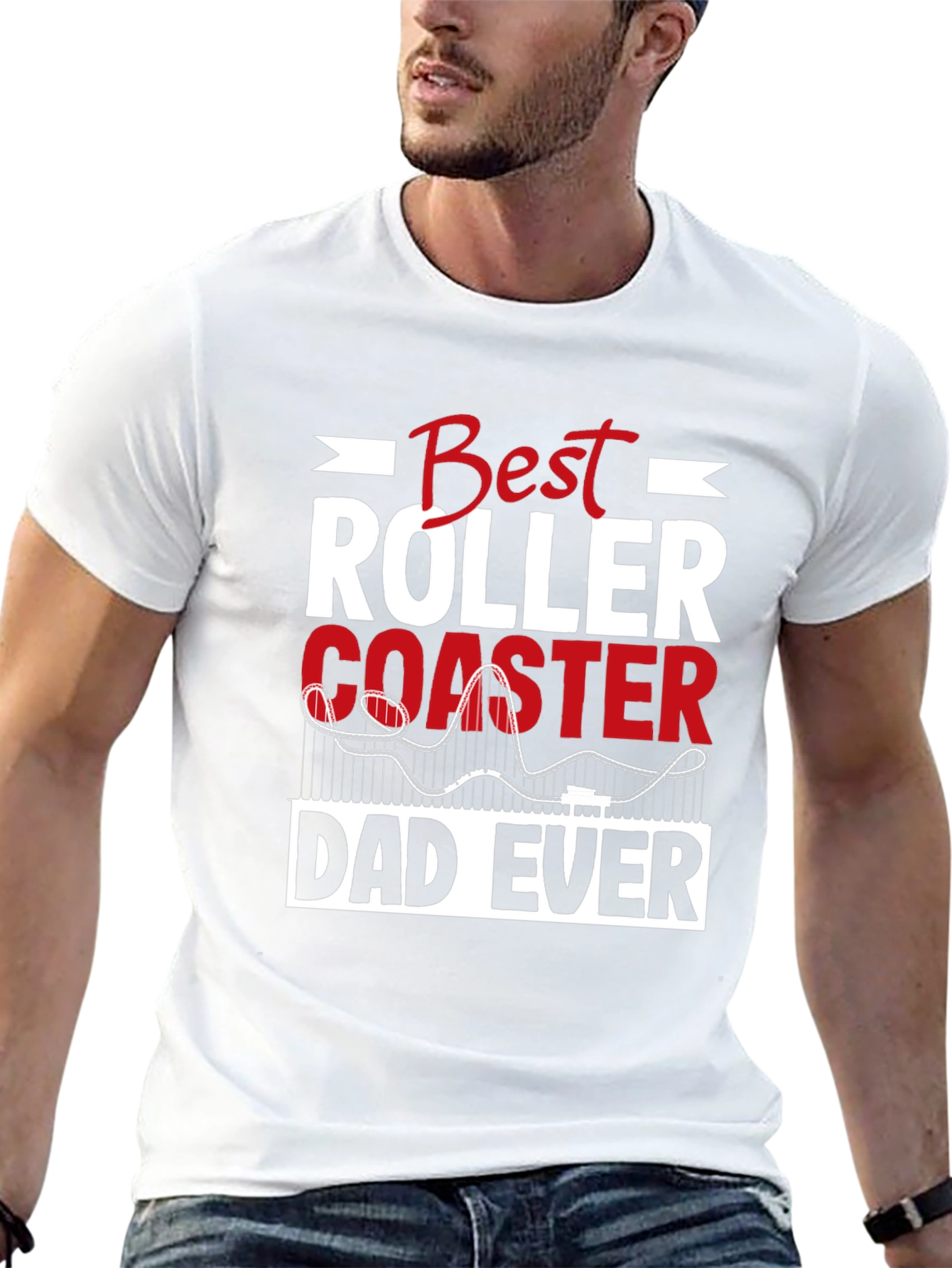Best Roller Coaster Dad Ever T-Shirt