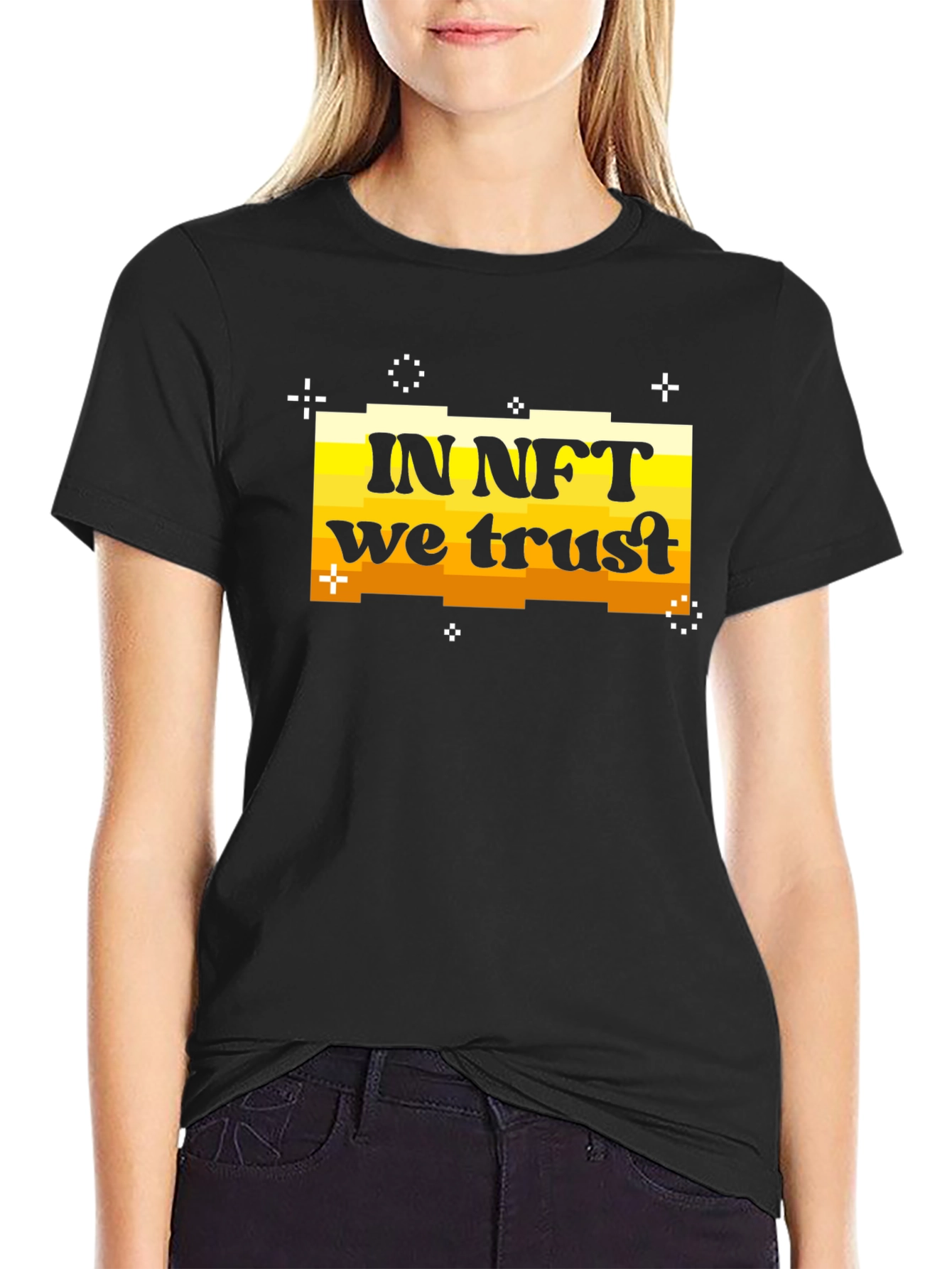 IN NFT We Trust Black T-Shirt