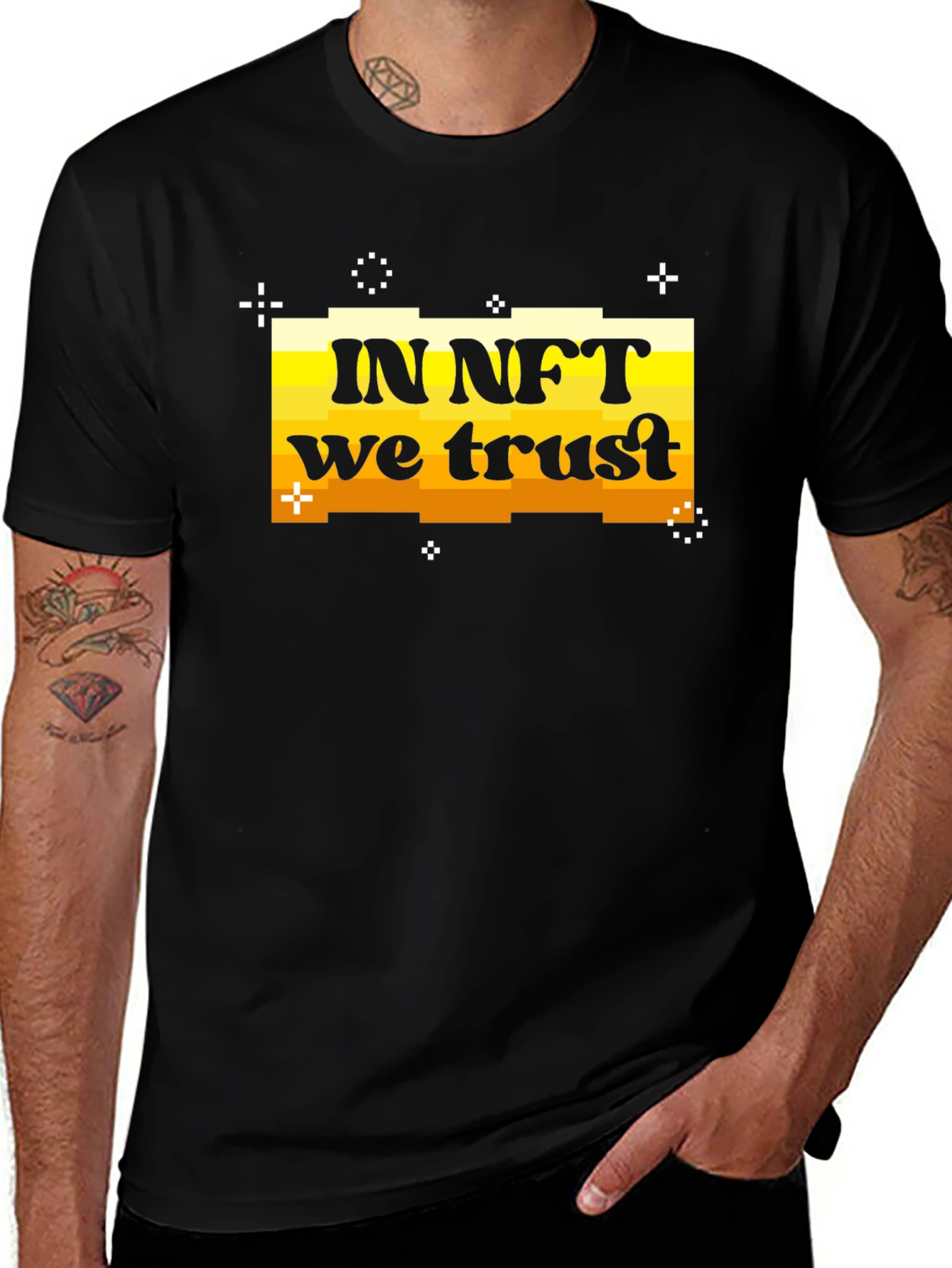 IN NFT We Trust Black T-Shirt