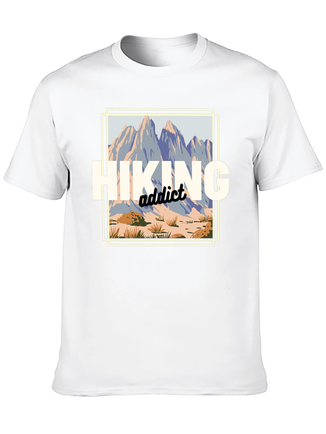 Hiking Addict Graphic T-Shirt - Outdoor Adventure Tee