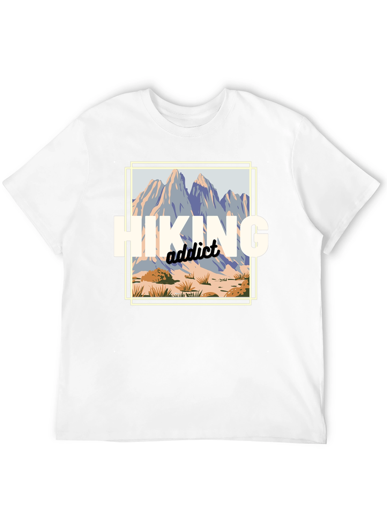 Hiking Addict Graphic T-Shirt - Outdoor Adventure Tee
