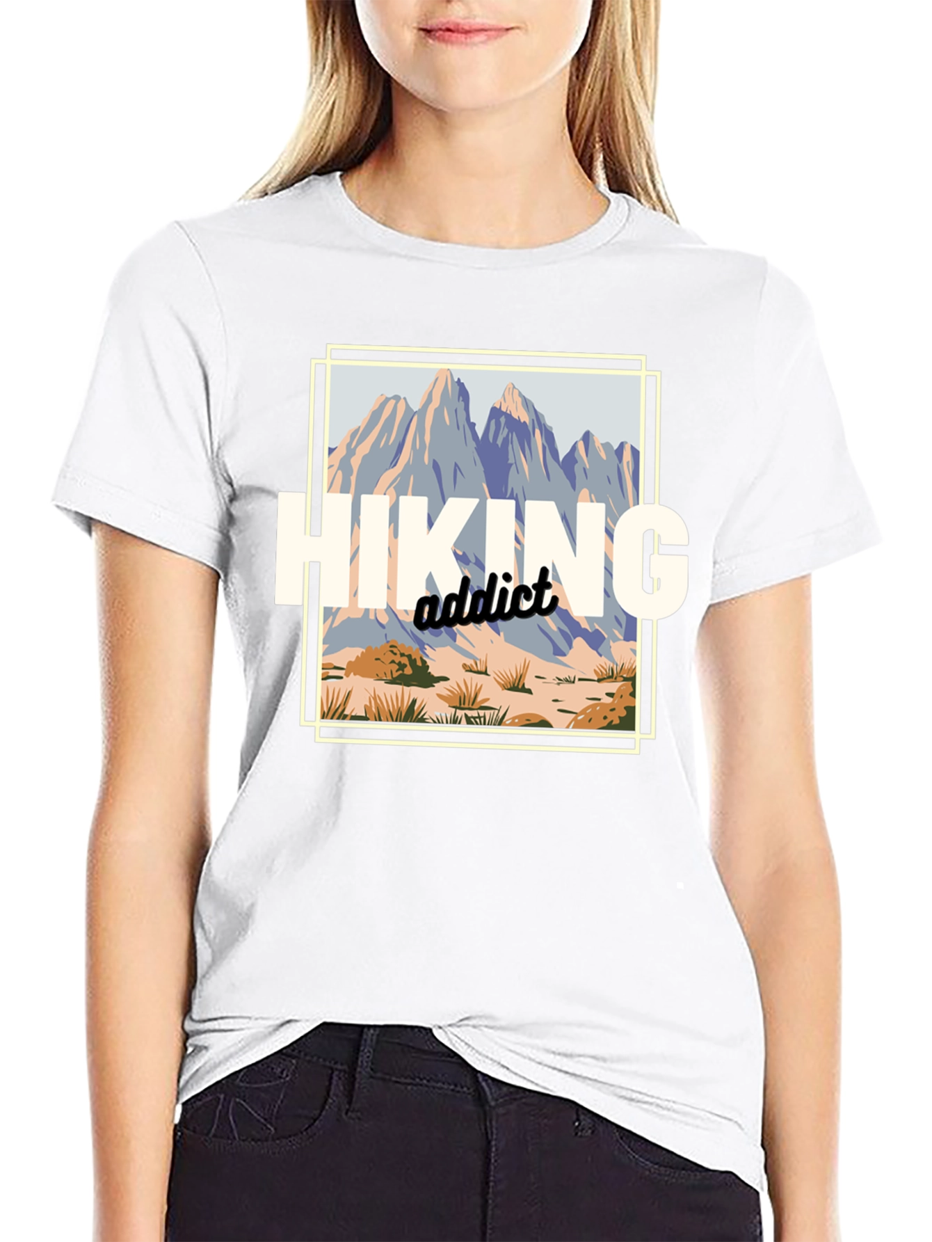 Hiking Addict Graphic T-Shirt - Outdoor Adventure Tee