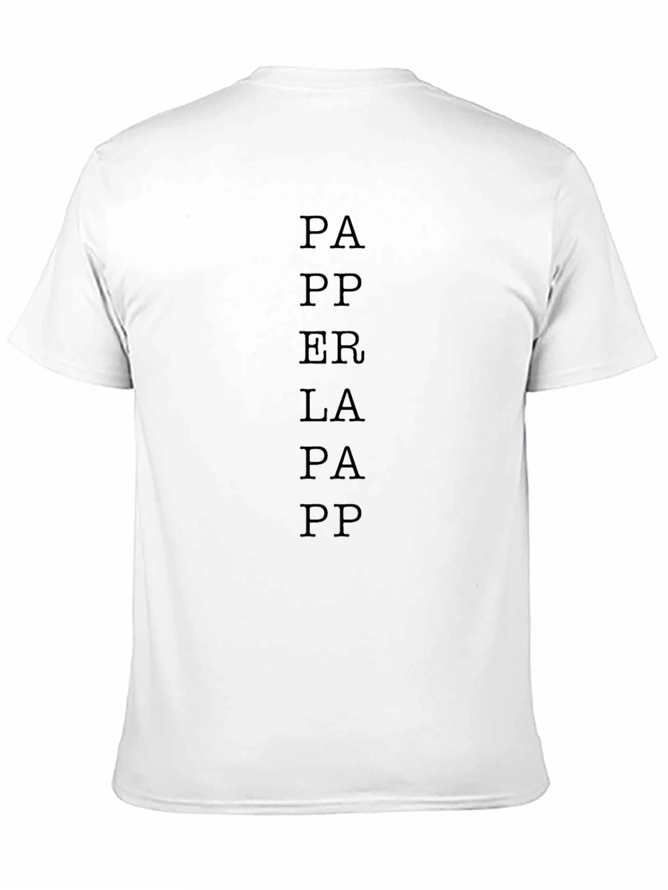 Papperla Black Crew Neck T-Shirt