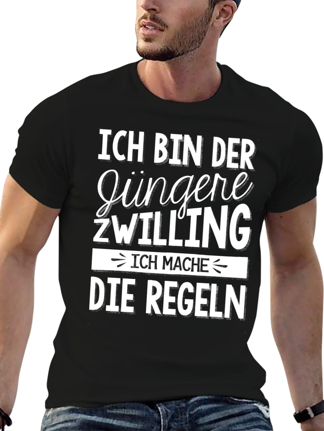 Ich Bin Der Jungere Zwilling T-Shirt