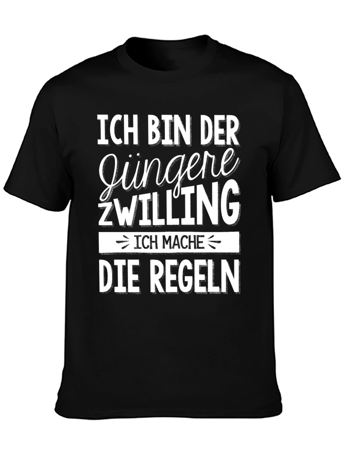 Ich Bin Der Jungere Zwilling T-Shirt