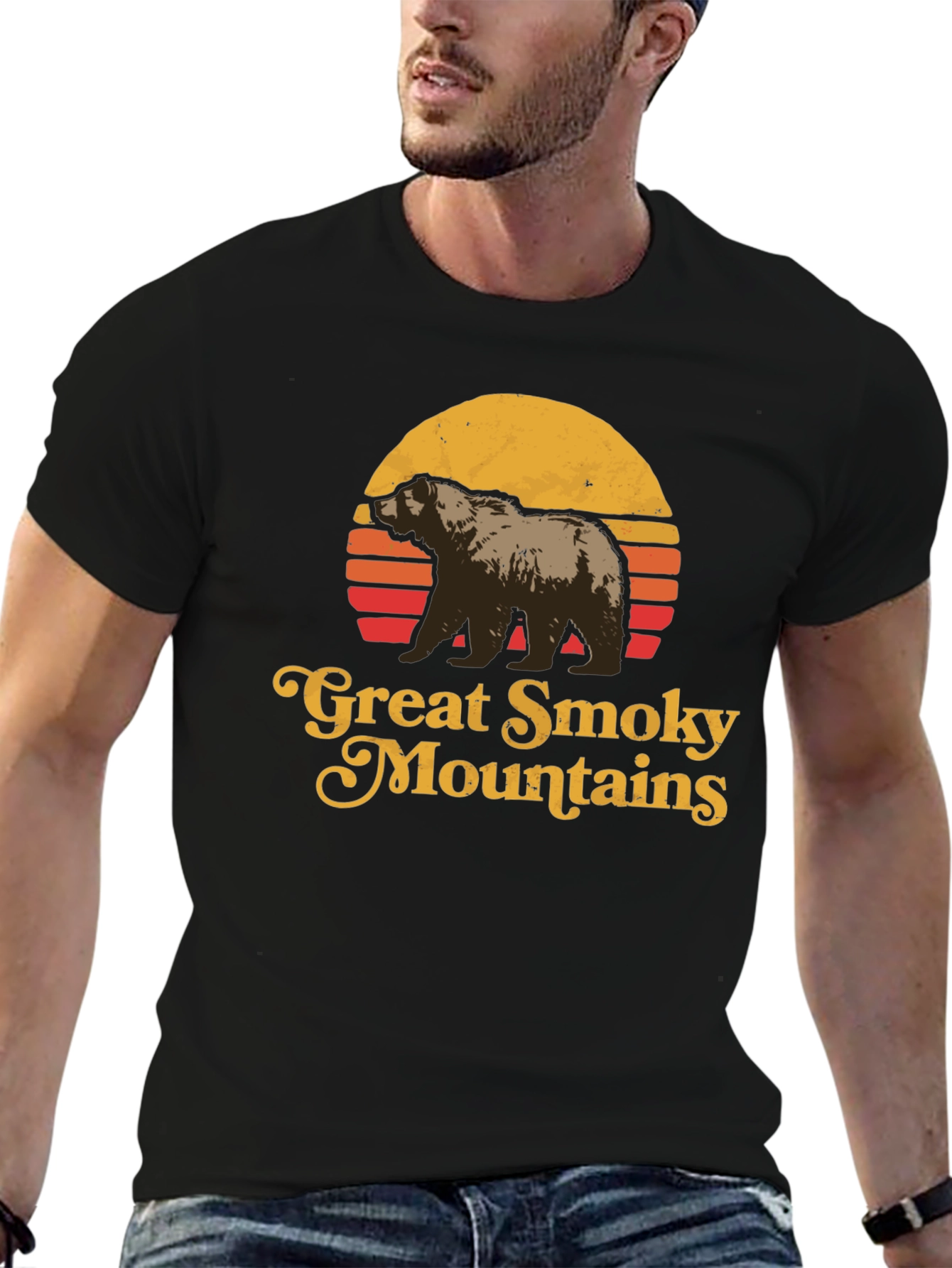 Great Smoky Mountains Bear Graphic Tee