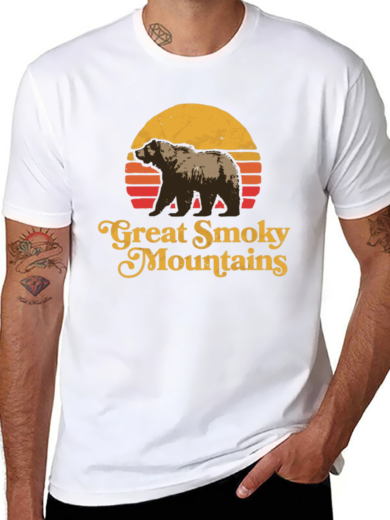 Great Smoky Mountains Bear Graphic Tee
