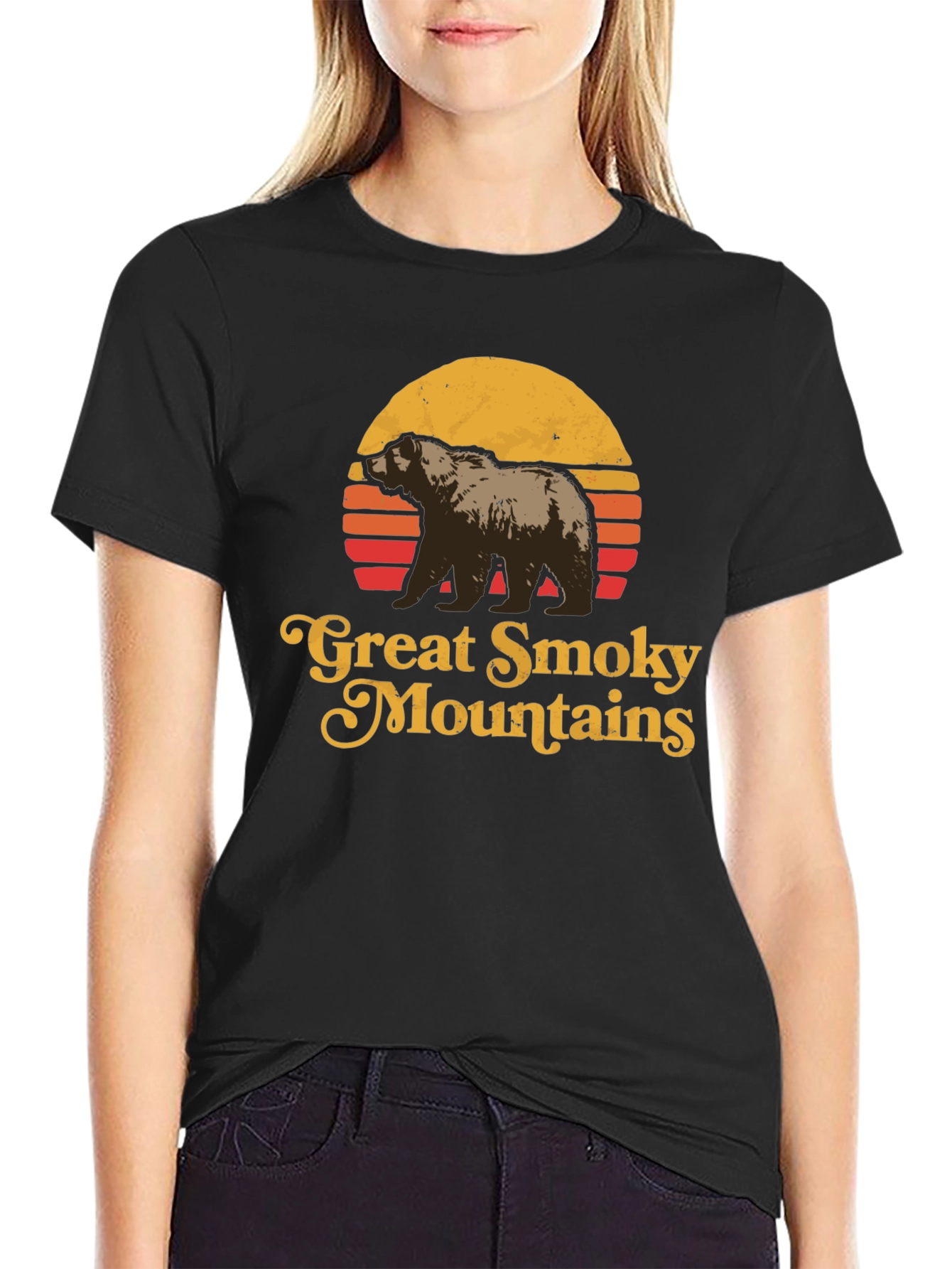 Great Smoky Mountains Bear Graphic Tee