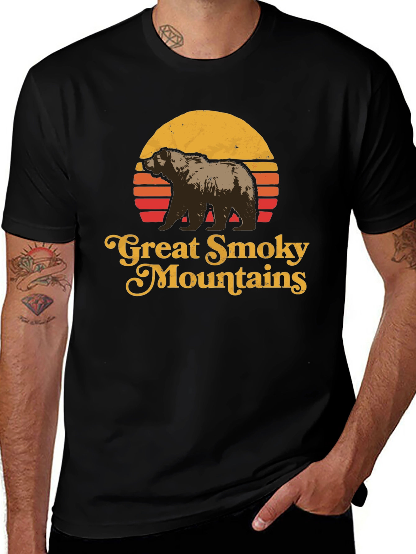 Great Smoky Mountains Bear Graphic Tee