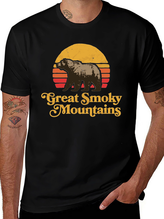 Great Smoky Mountains Bear Graphic Tee