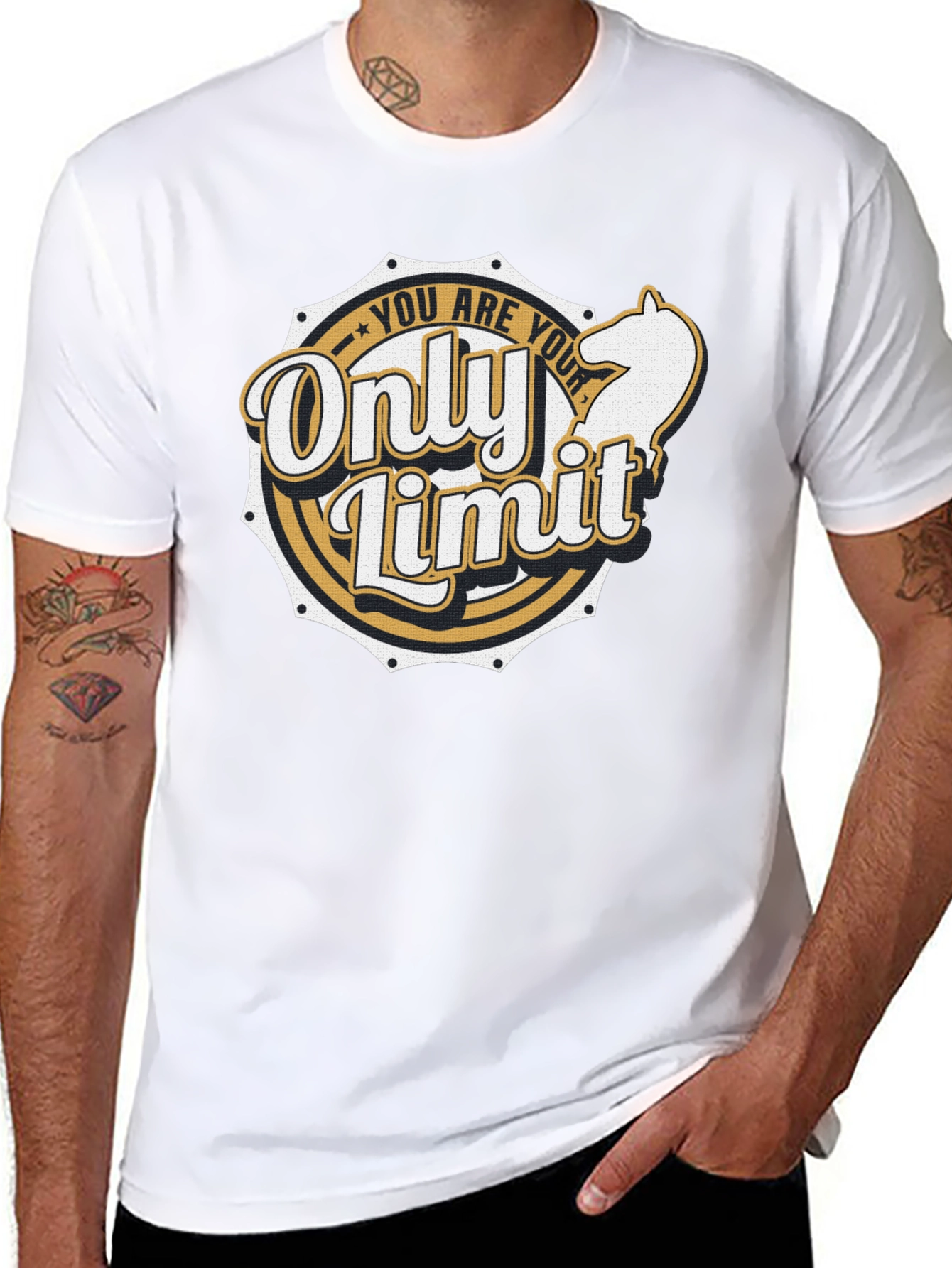 Motivational T-Shirt: You Are Your Only Limit