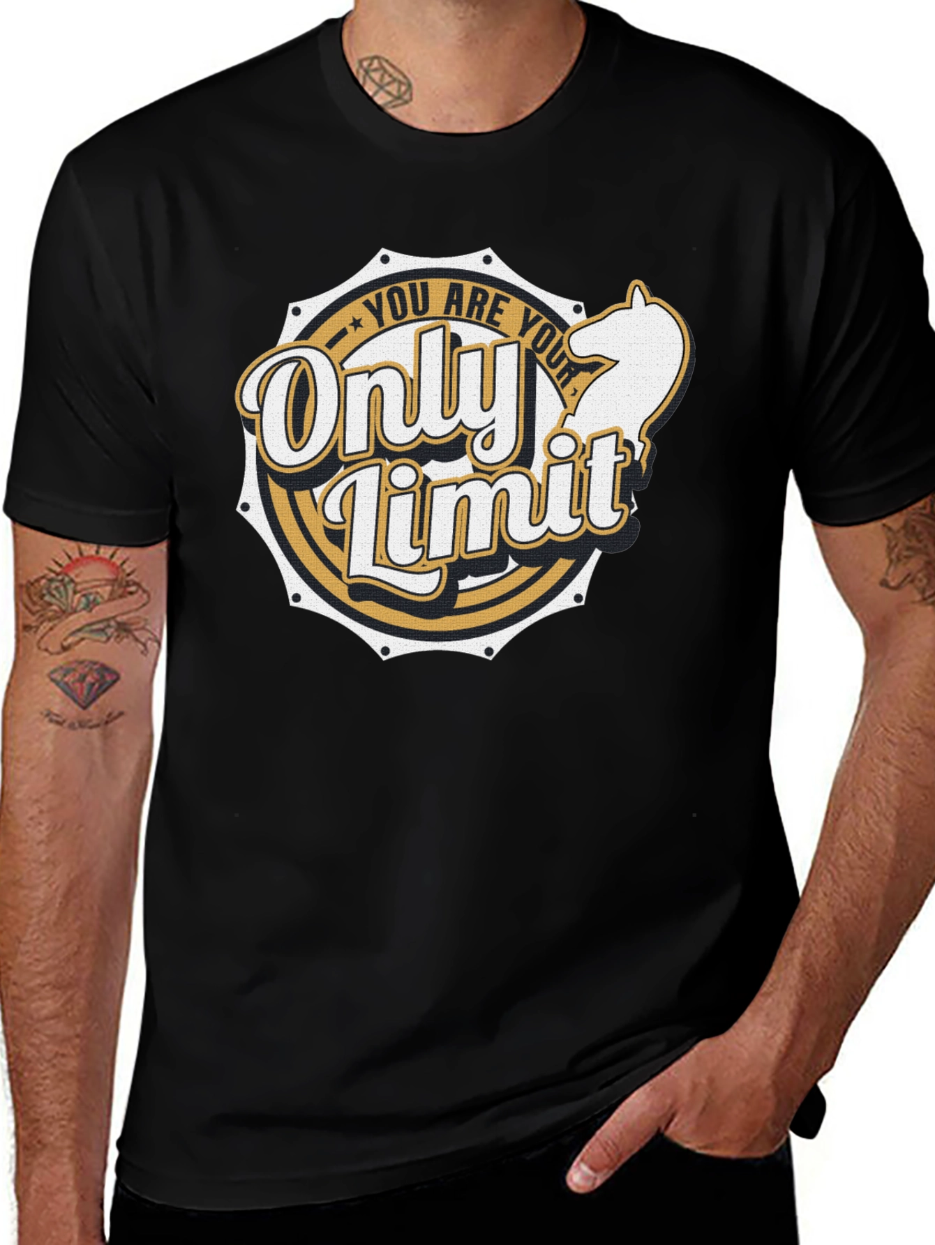 Motivational T-Shirt: You Are Your Only Limit