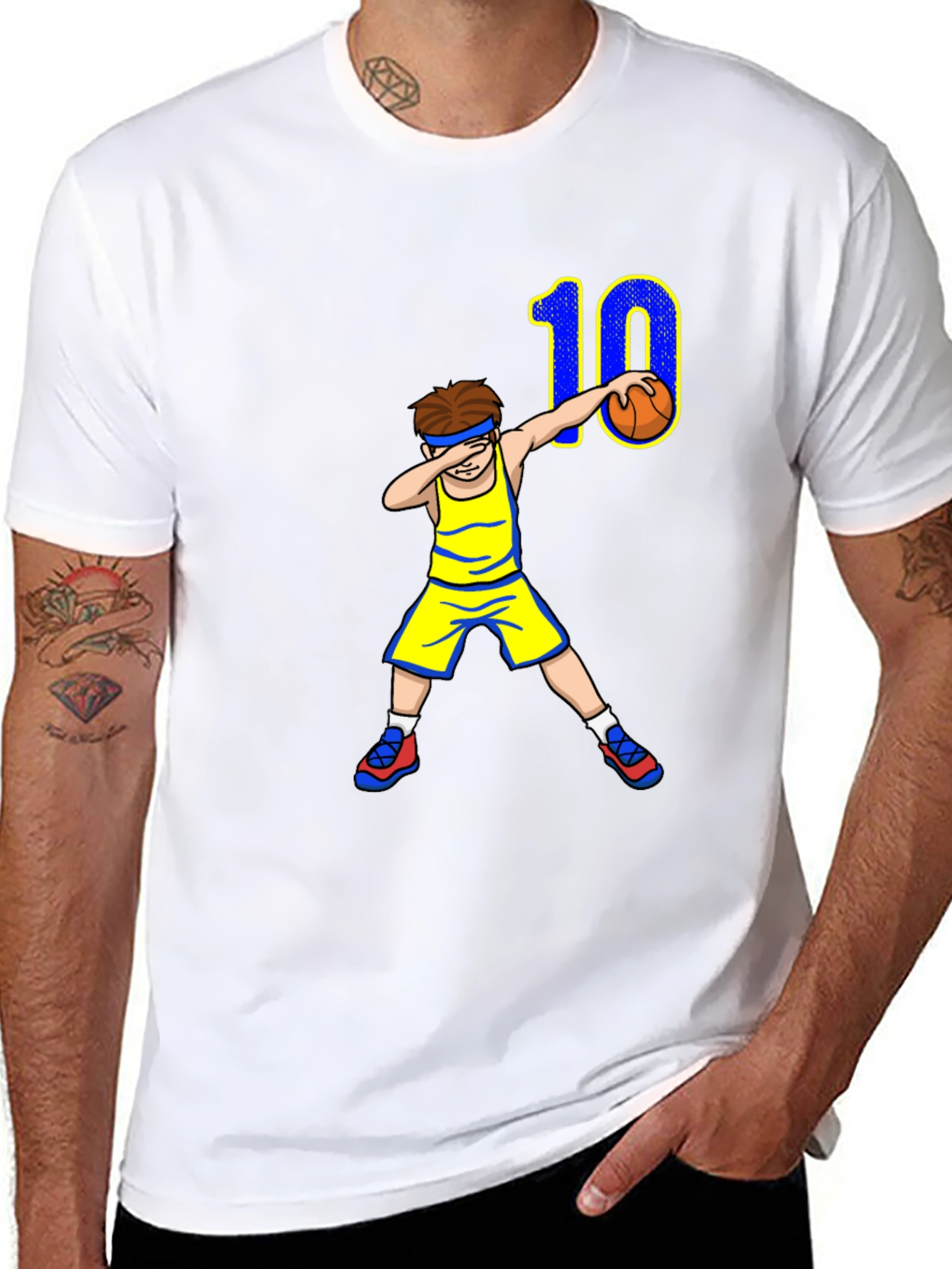 Dabbing Basketball Player T-Shirt