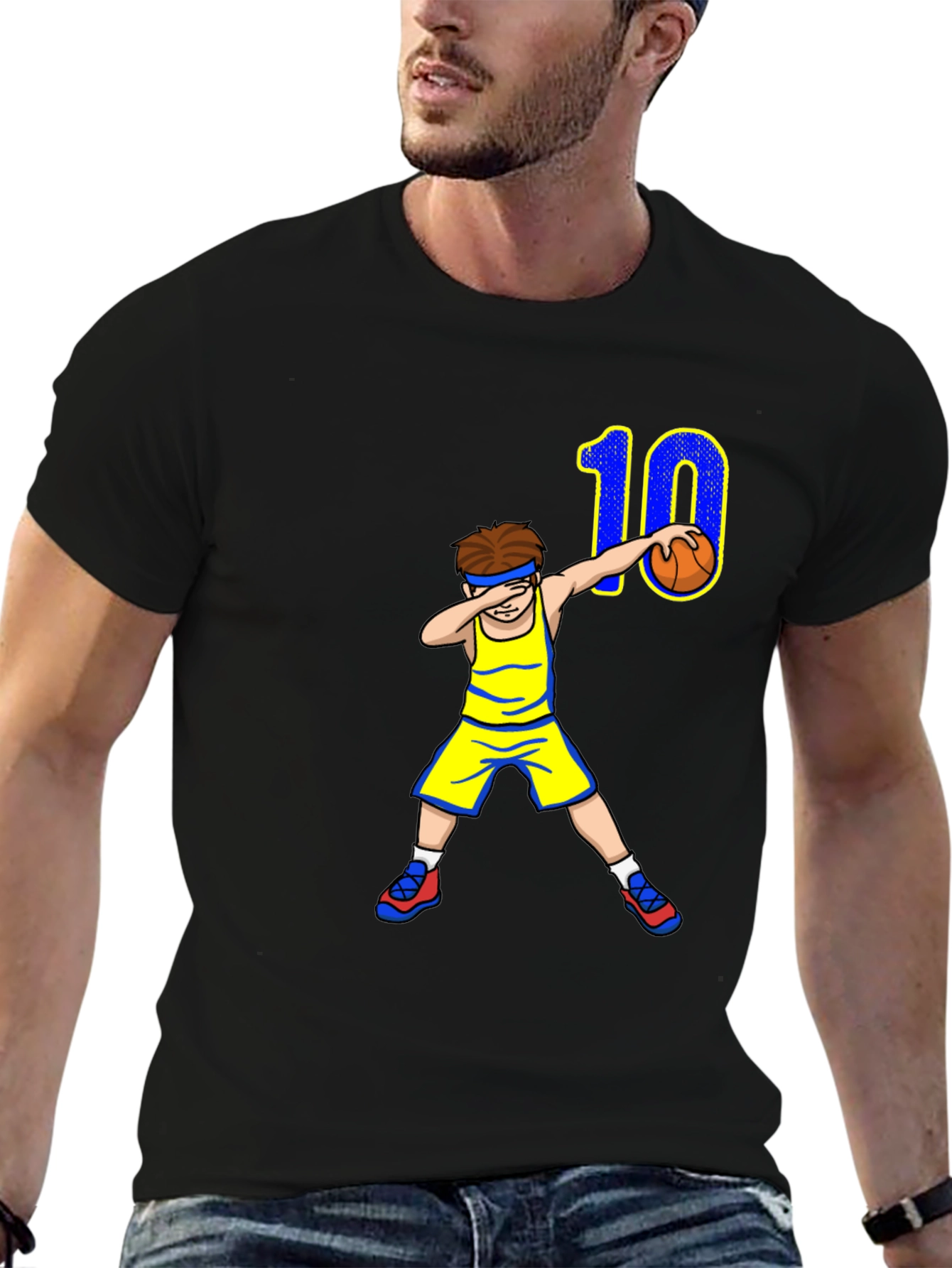 Dabbing Basketball Player T-Shirt