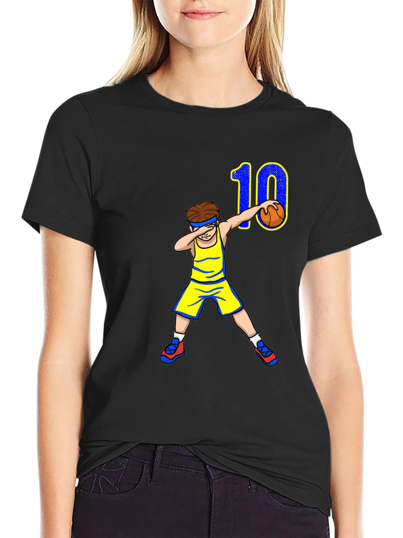Dabbing Basketball Player T-Shirt