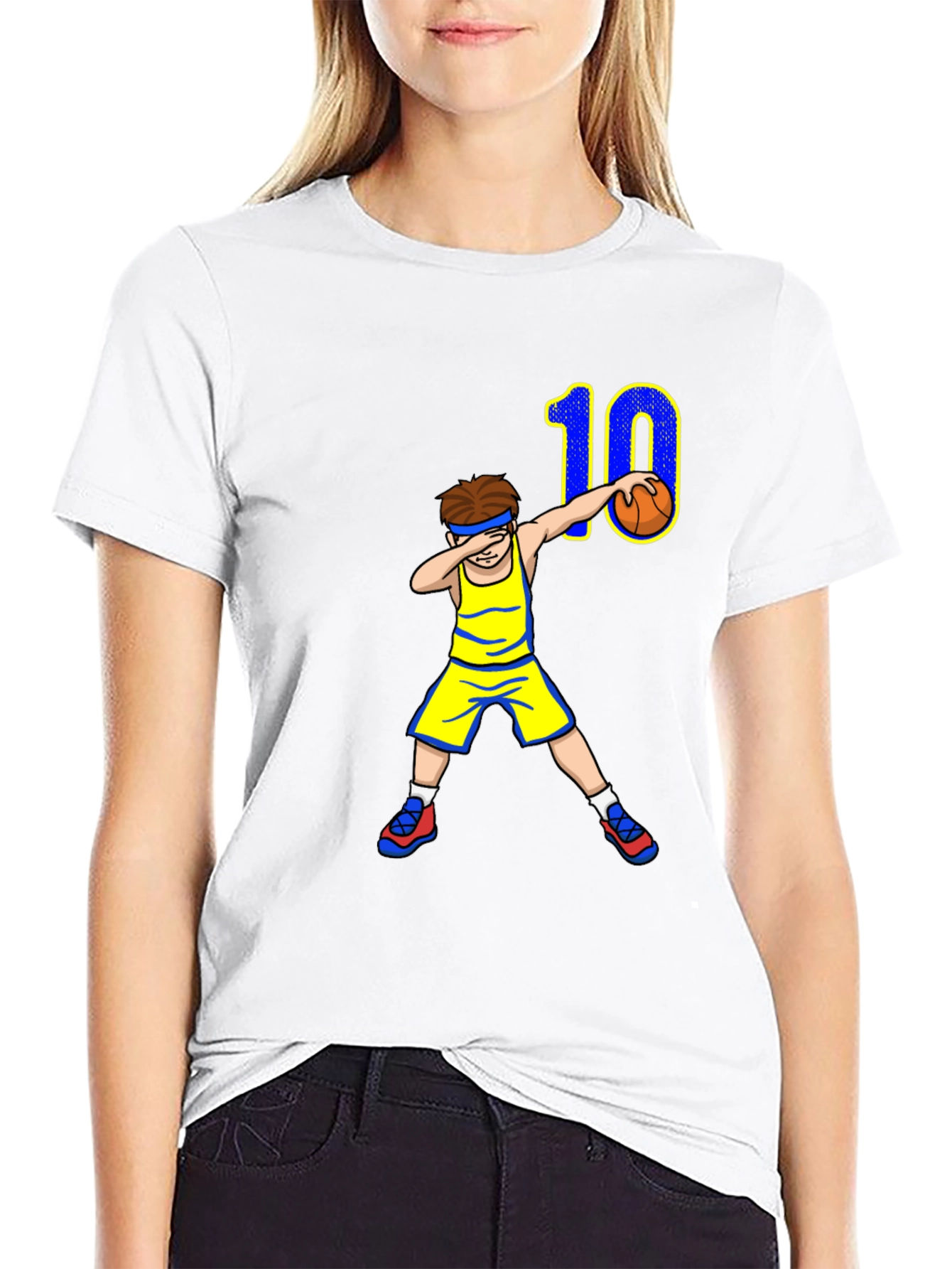 Dabbing Basketball Player T-Shirt
