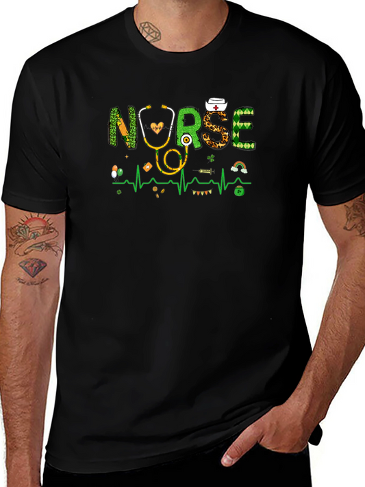 St. Patricks Day Nurse Graphic Tee