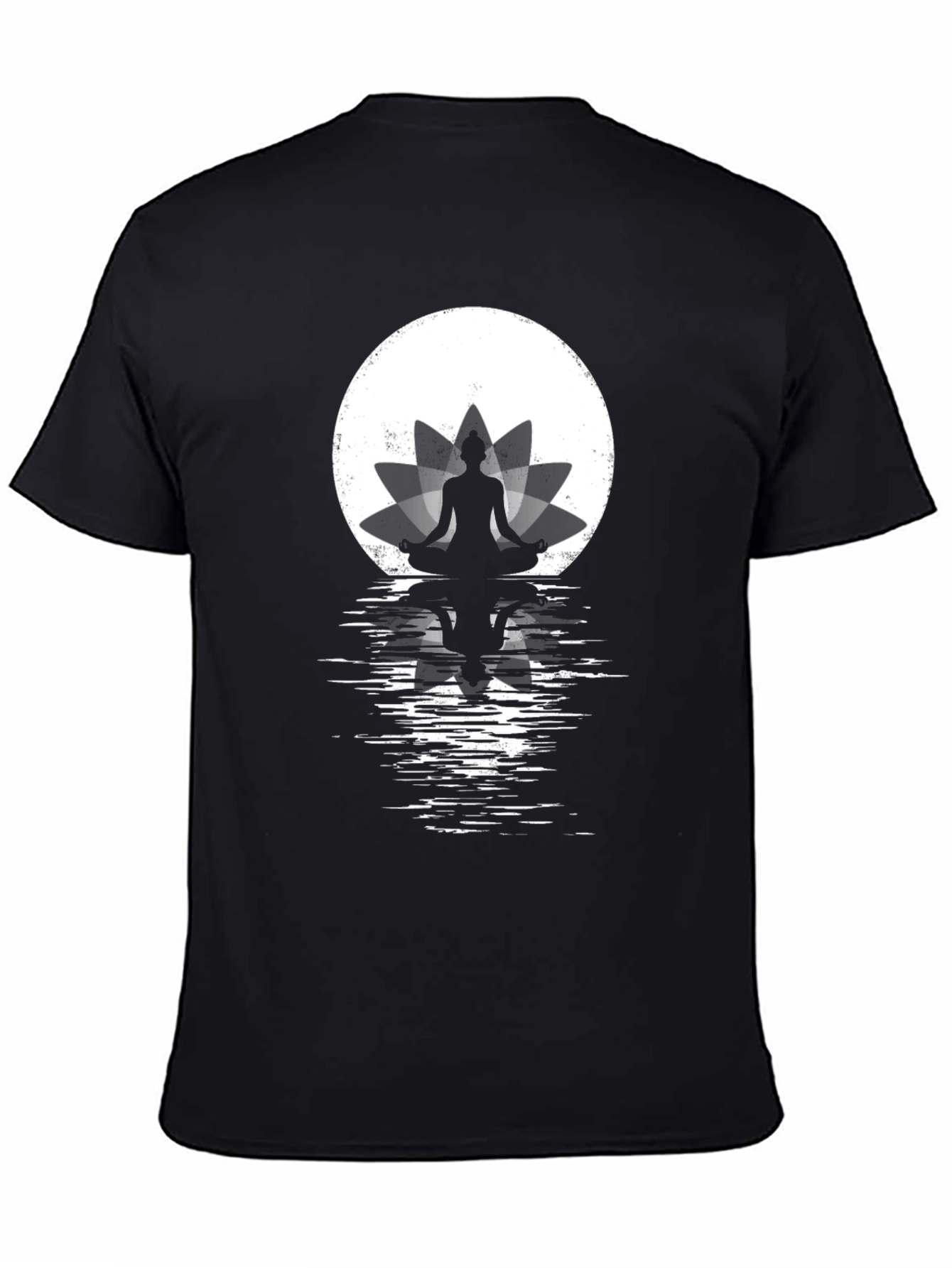 Lotus Meditation T-Shirt - Spiritual Zen Style