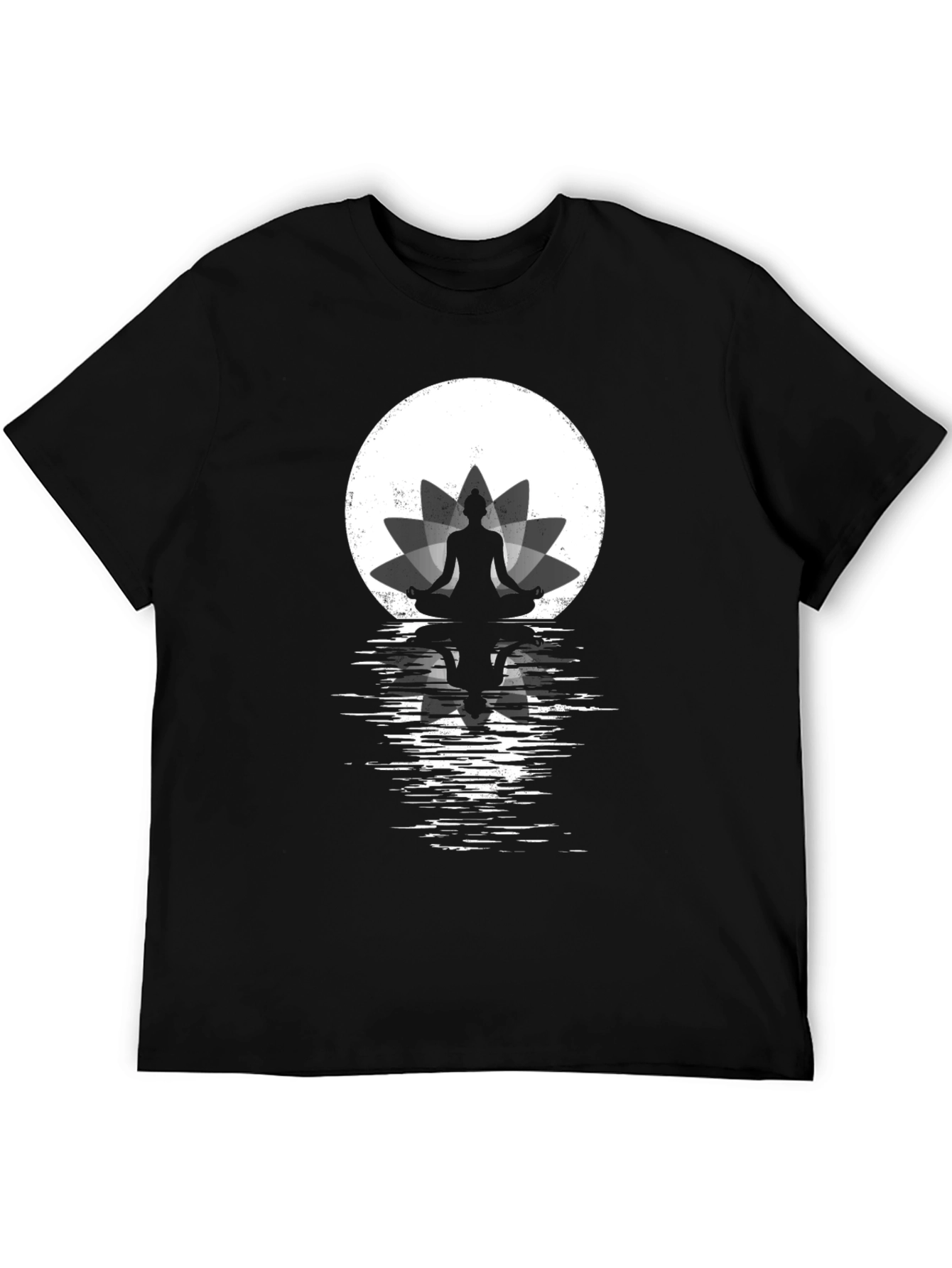 Lotus Meditation T-Shirt - Spiritual Zen Style