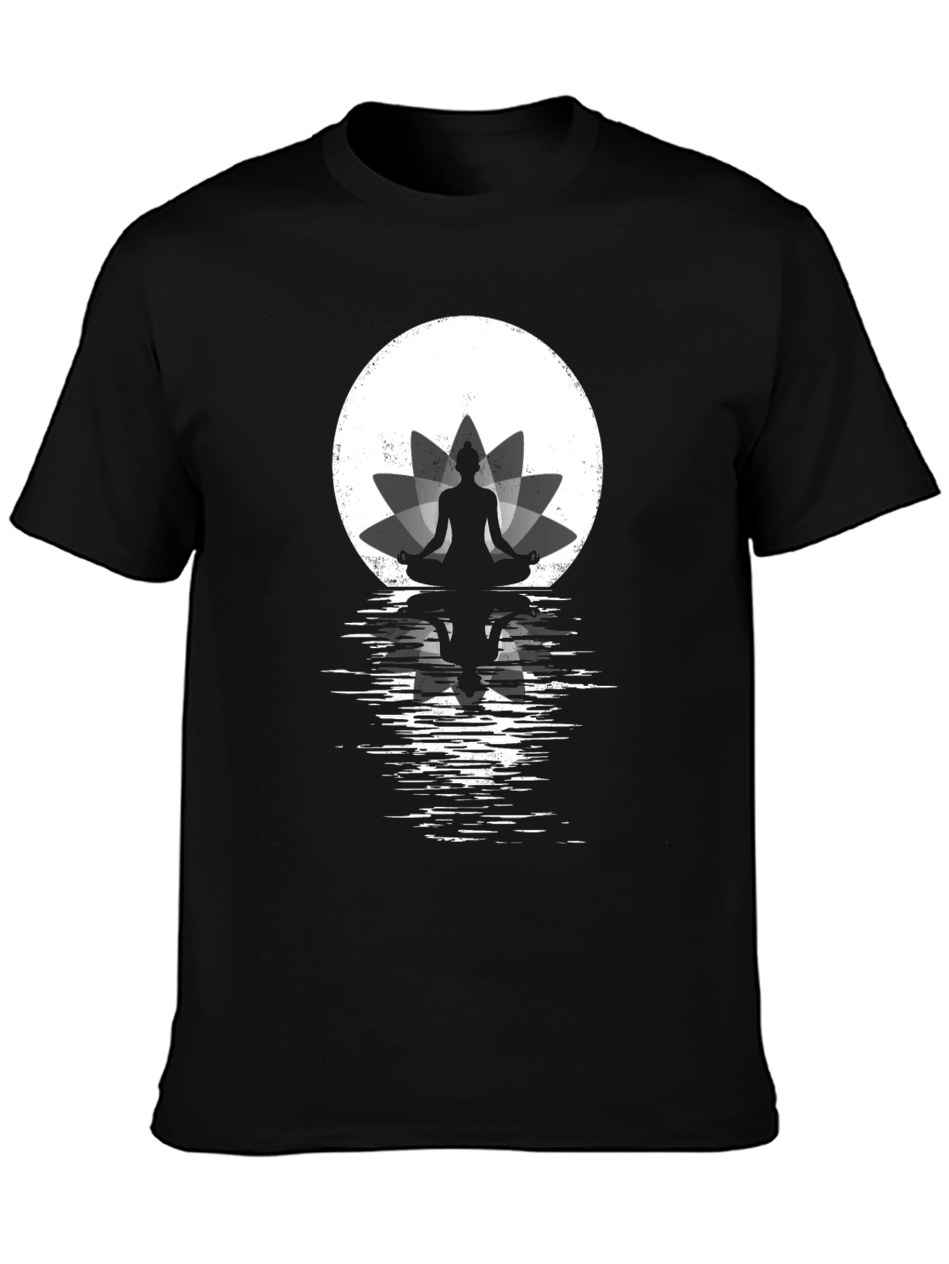 Lotus Meditation T-Shirt - Spiritual Zen Style