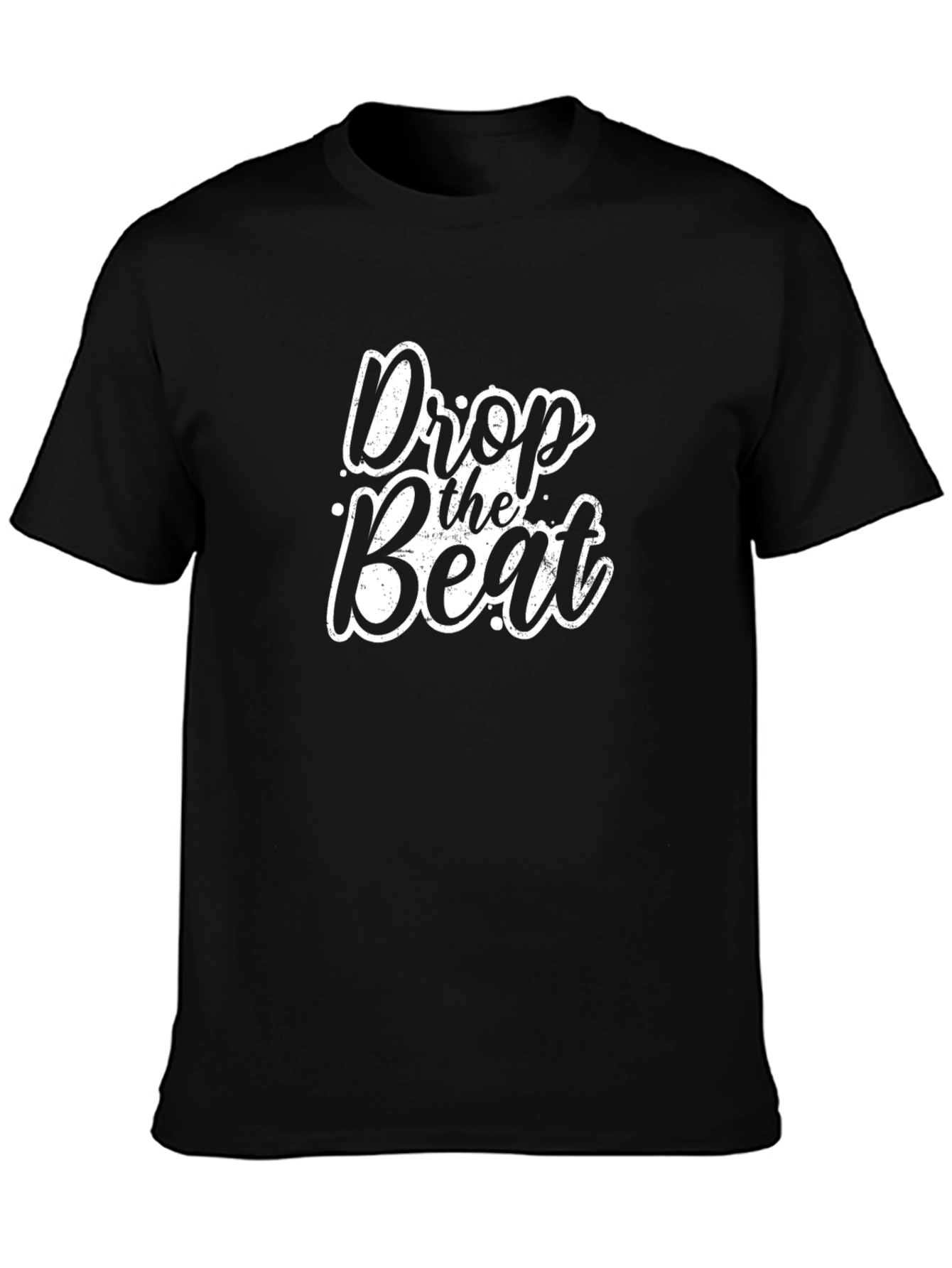 Drop the Beat Black Graphic Tee