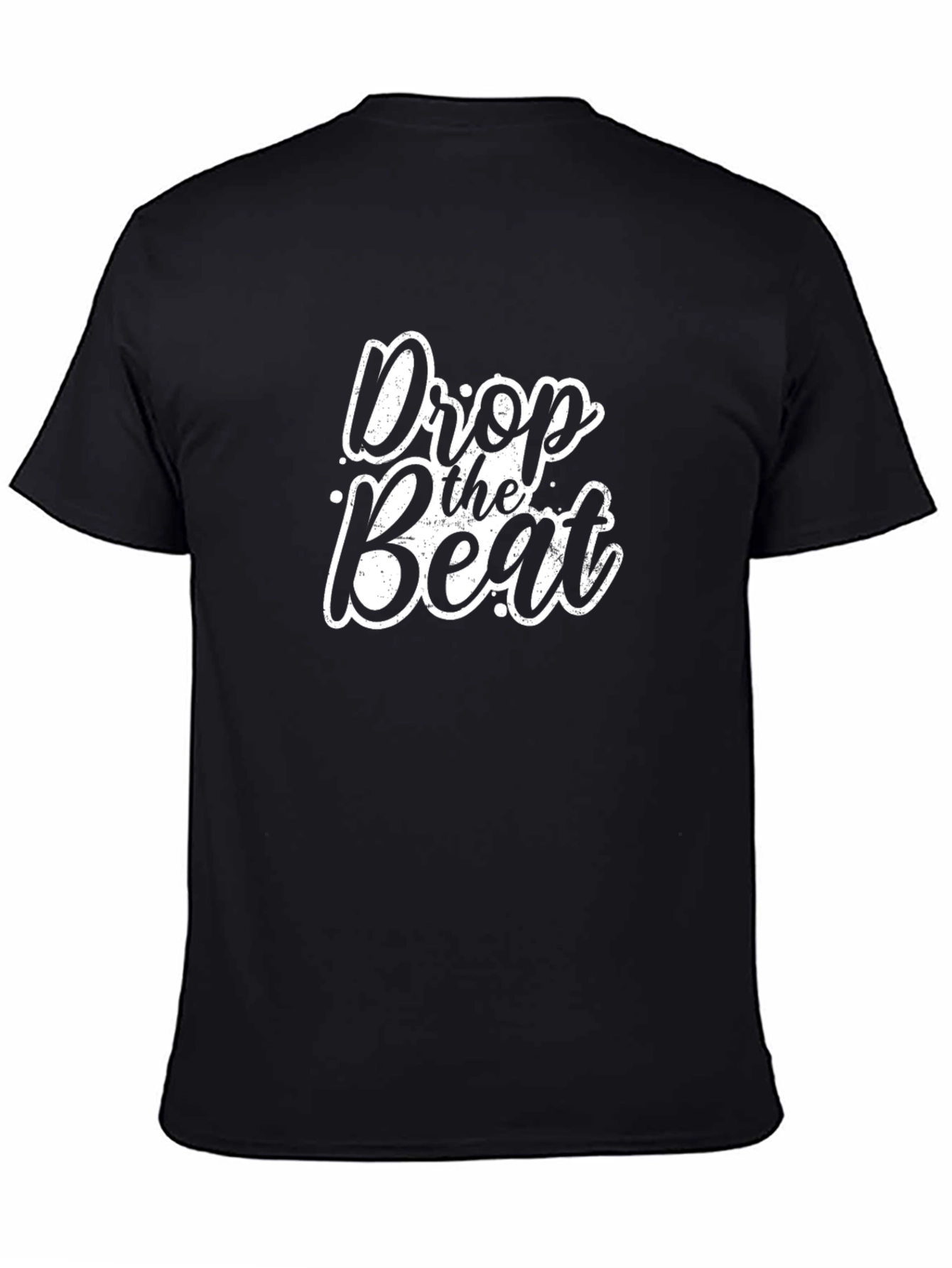 Drop the Beat Black Graphic Tee