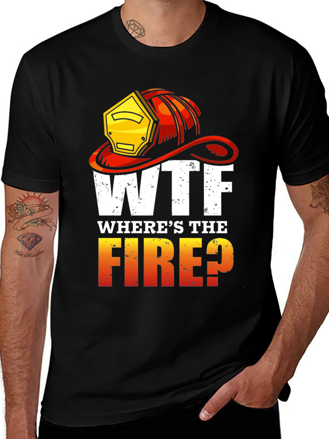 WTF Wheres the Fire? Graphic Tee