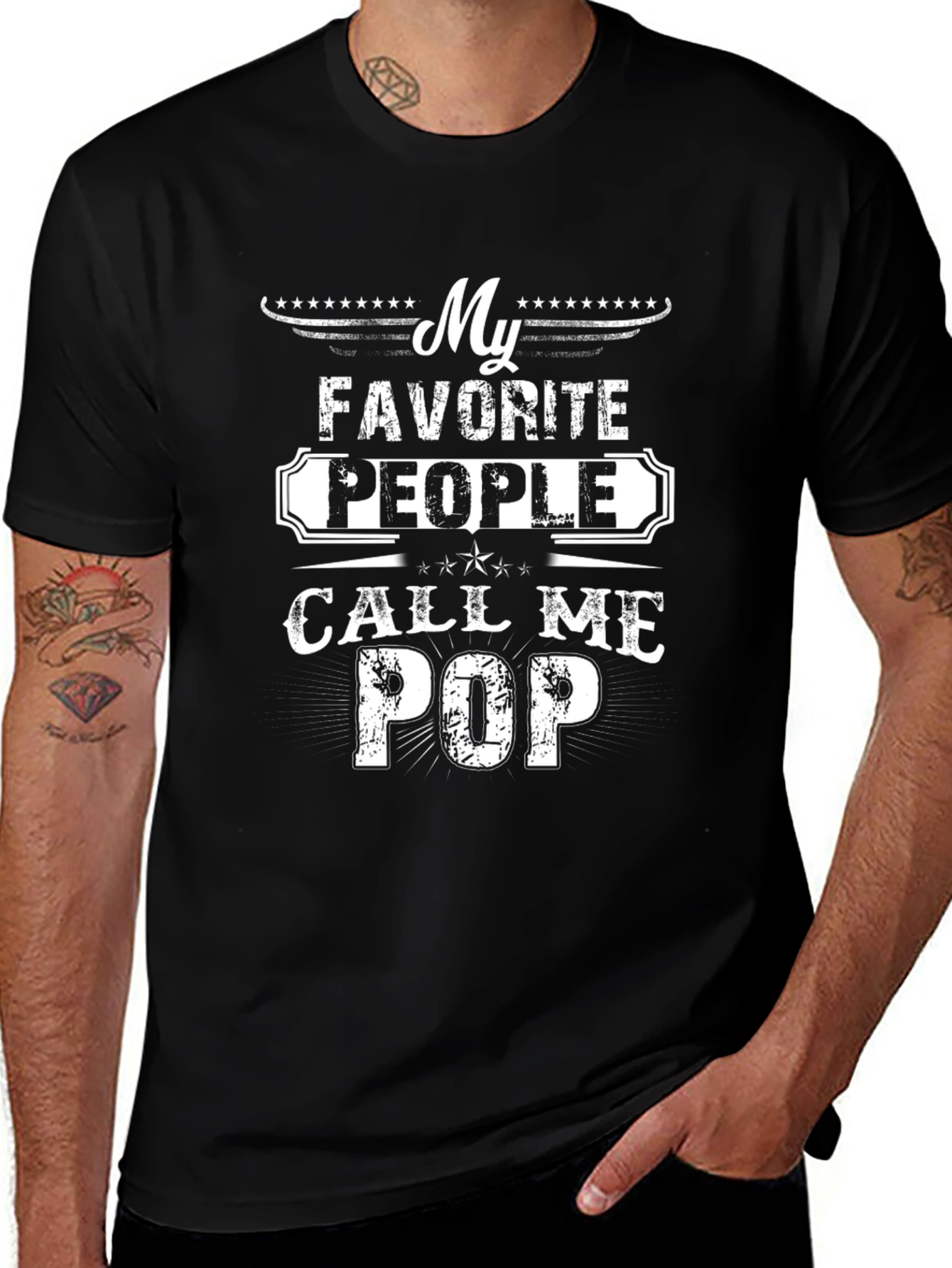 My Favorite People Call Me POP T-Shirt