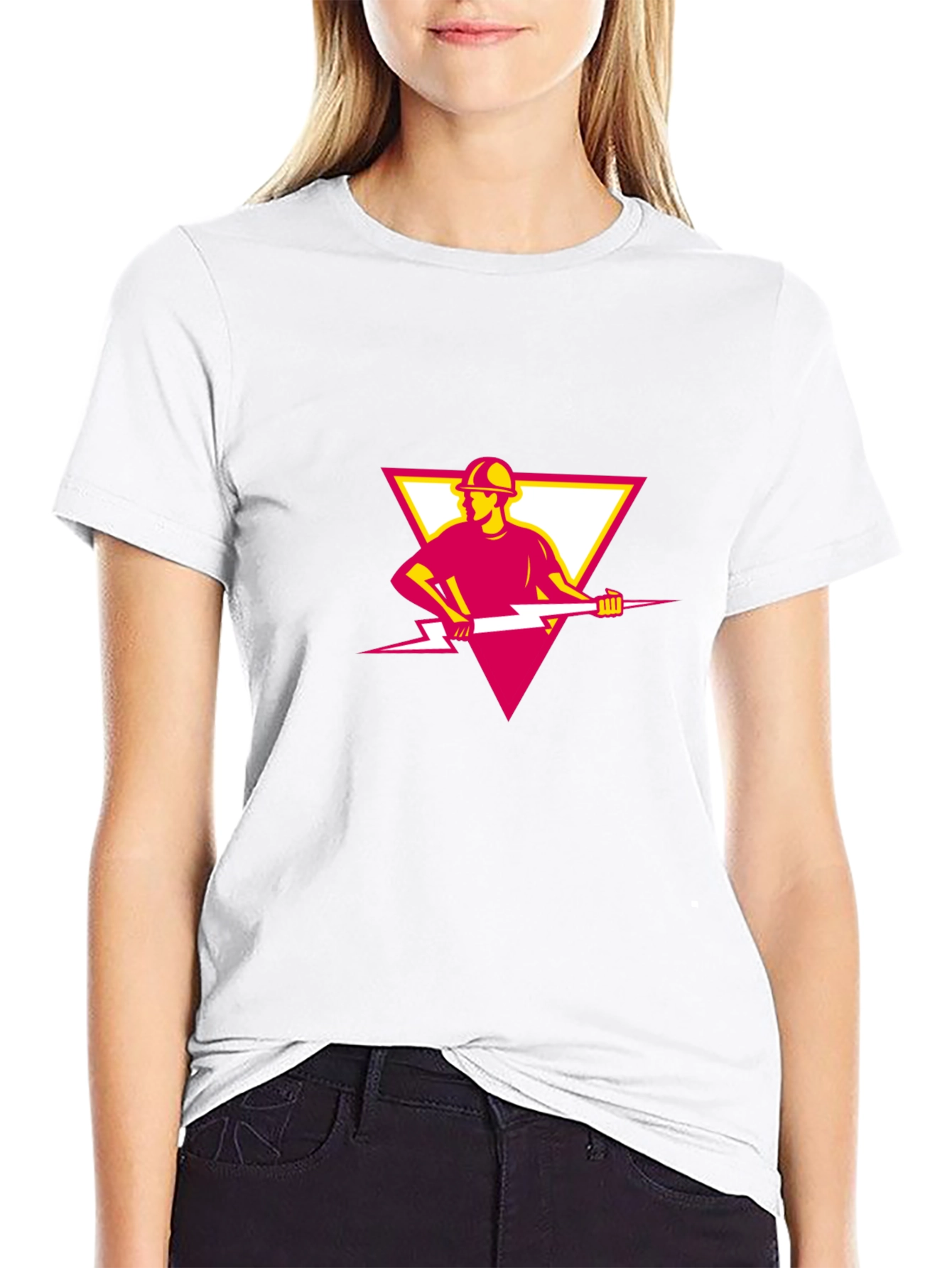 Electrician Bolt Graphic Tee - Bold Statement Shirt
