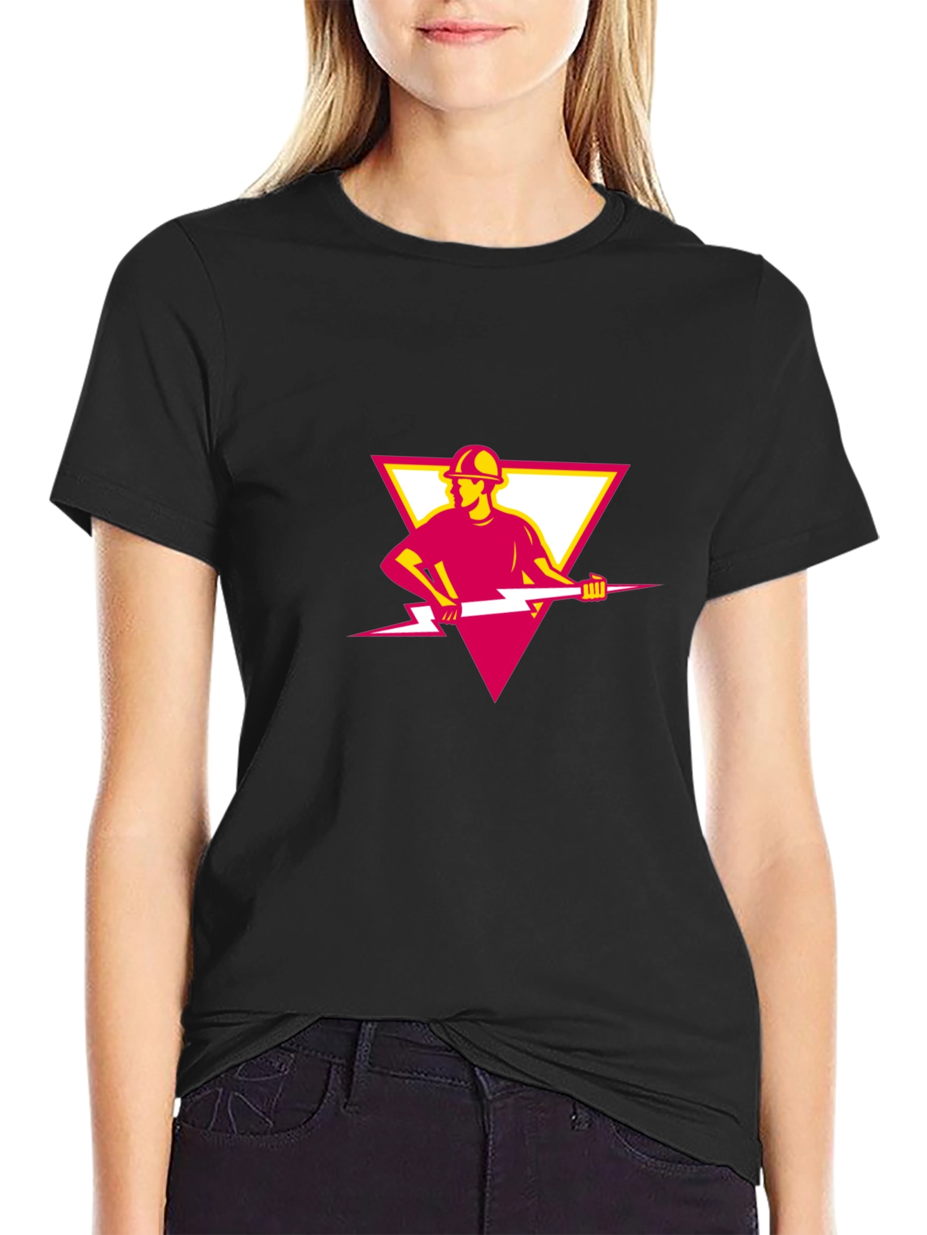 Electrician Bolt Graphic Tee - Bold Statement Shirt