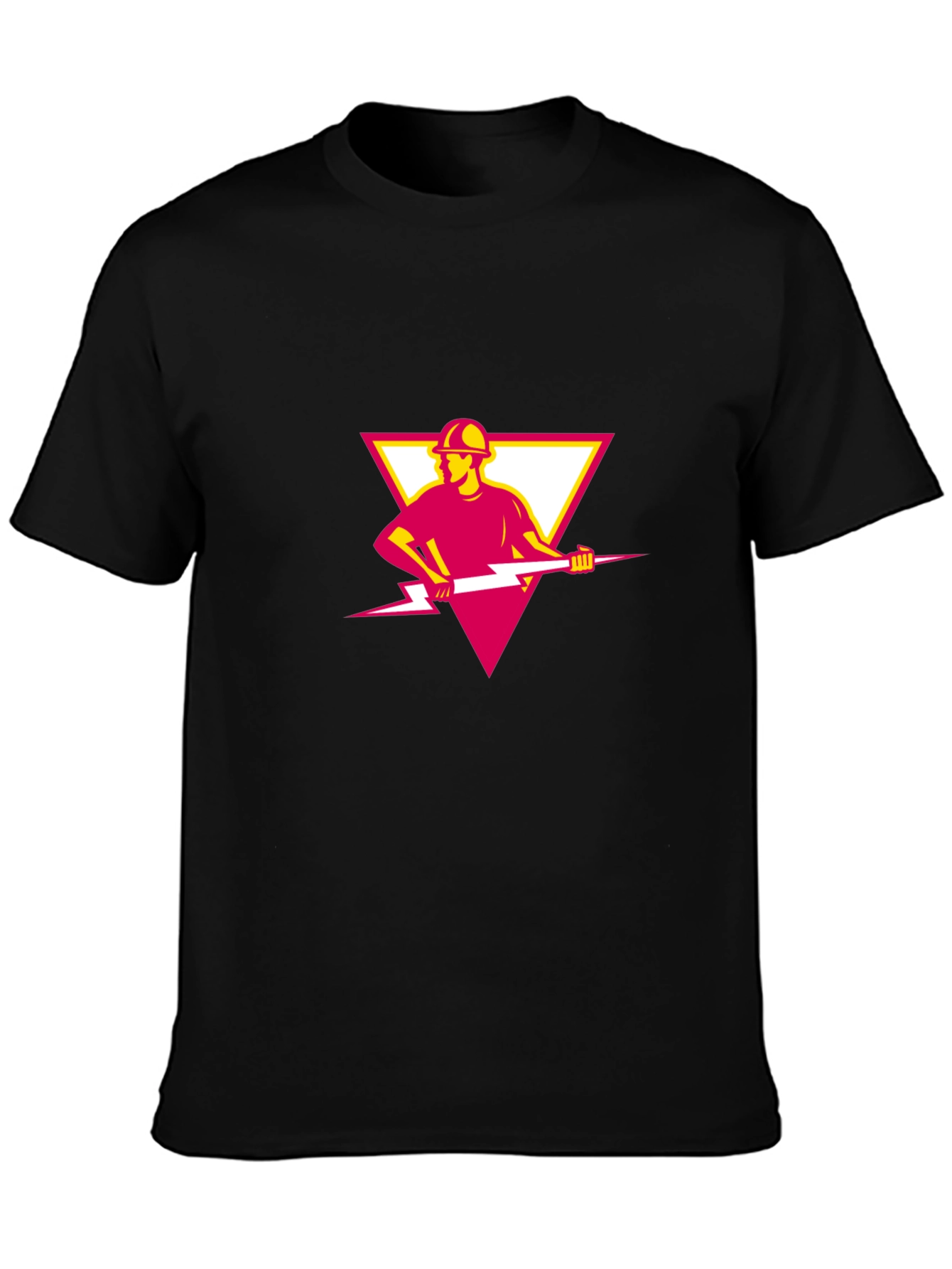 Electrician Bolt Graphic Tee - Bold Statement Shirt